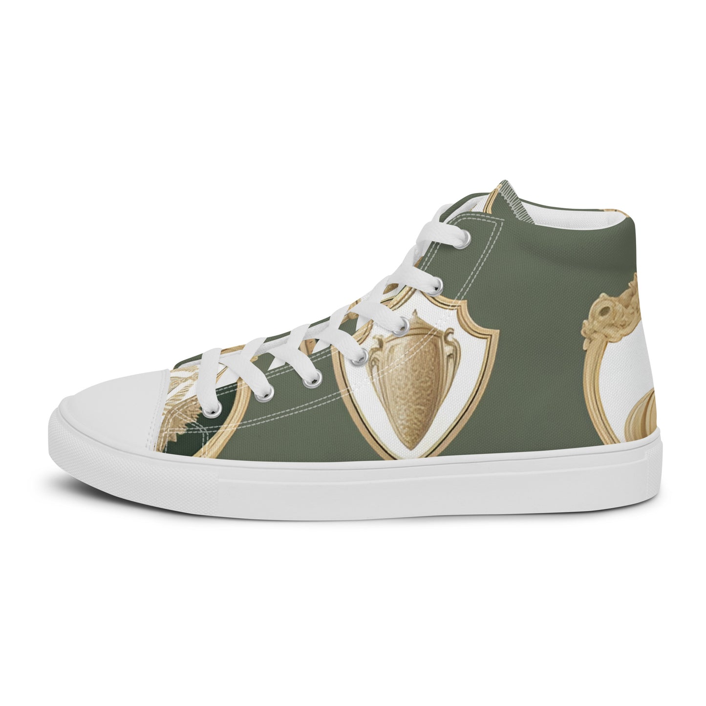 Men’s high top canvas shoes