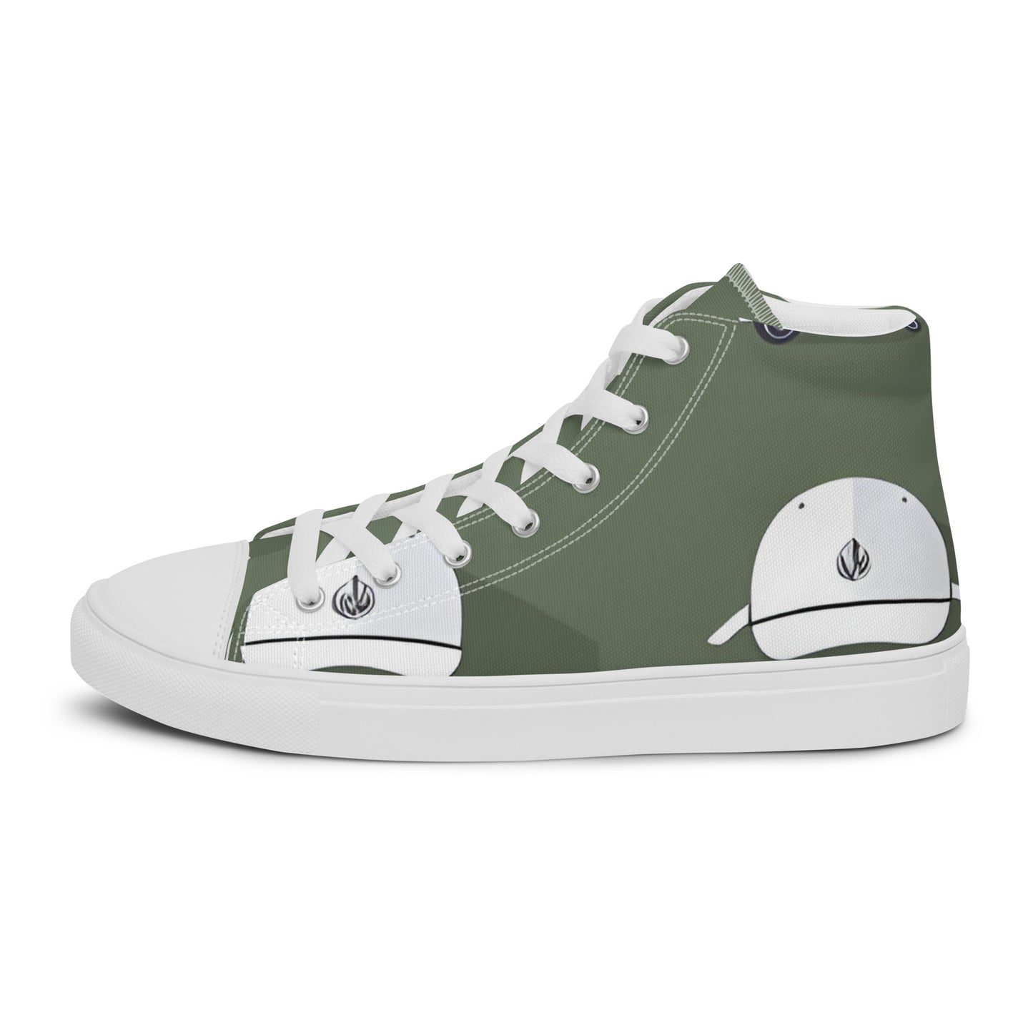 Men’s high top canvas shoes