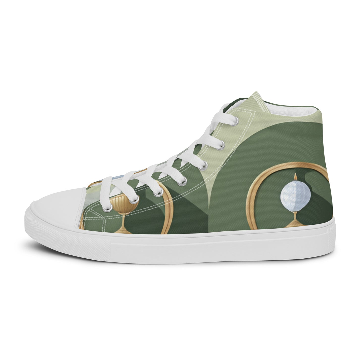 Men’s high top canvas shoes