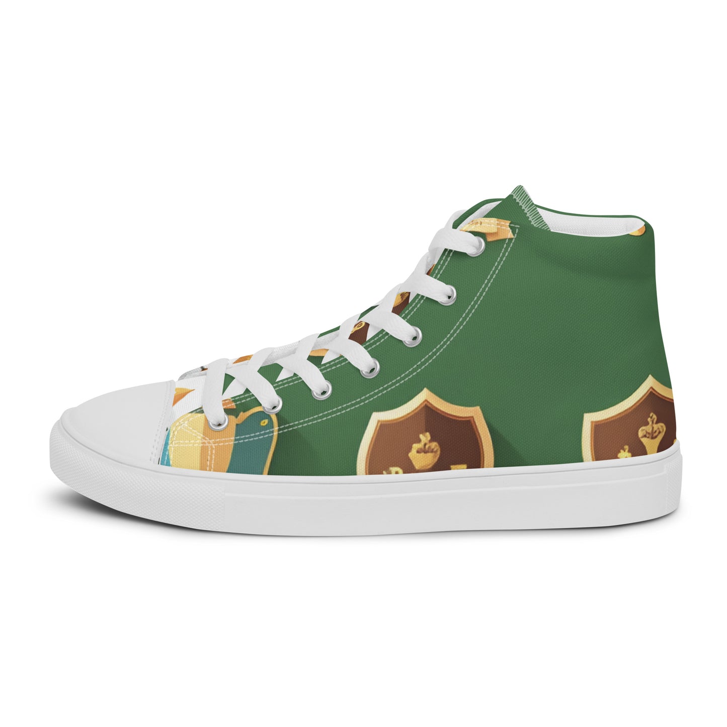 Men’s high top canvas shoes