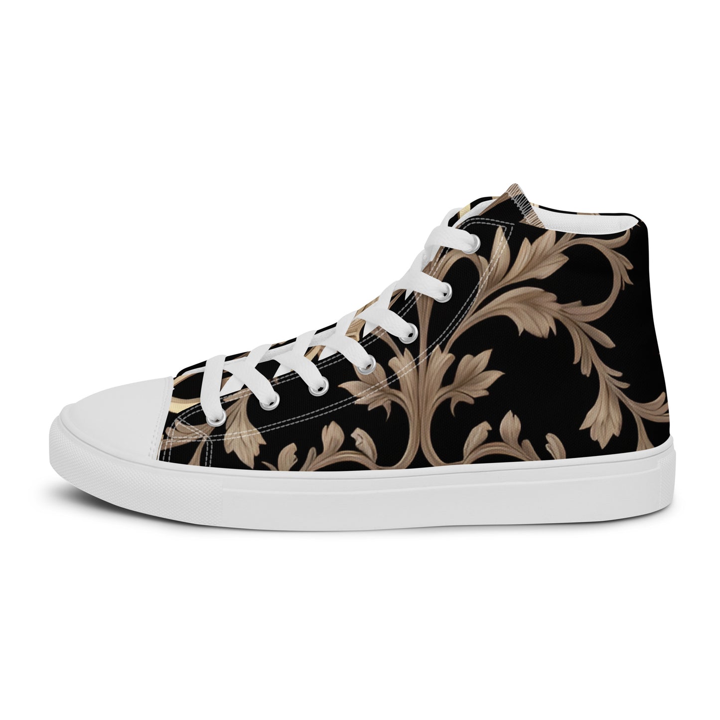 Men’s high top canvas shoes