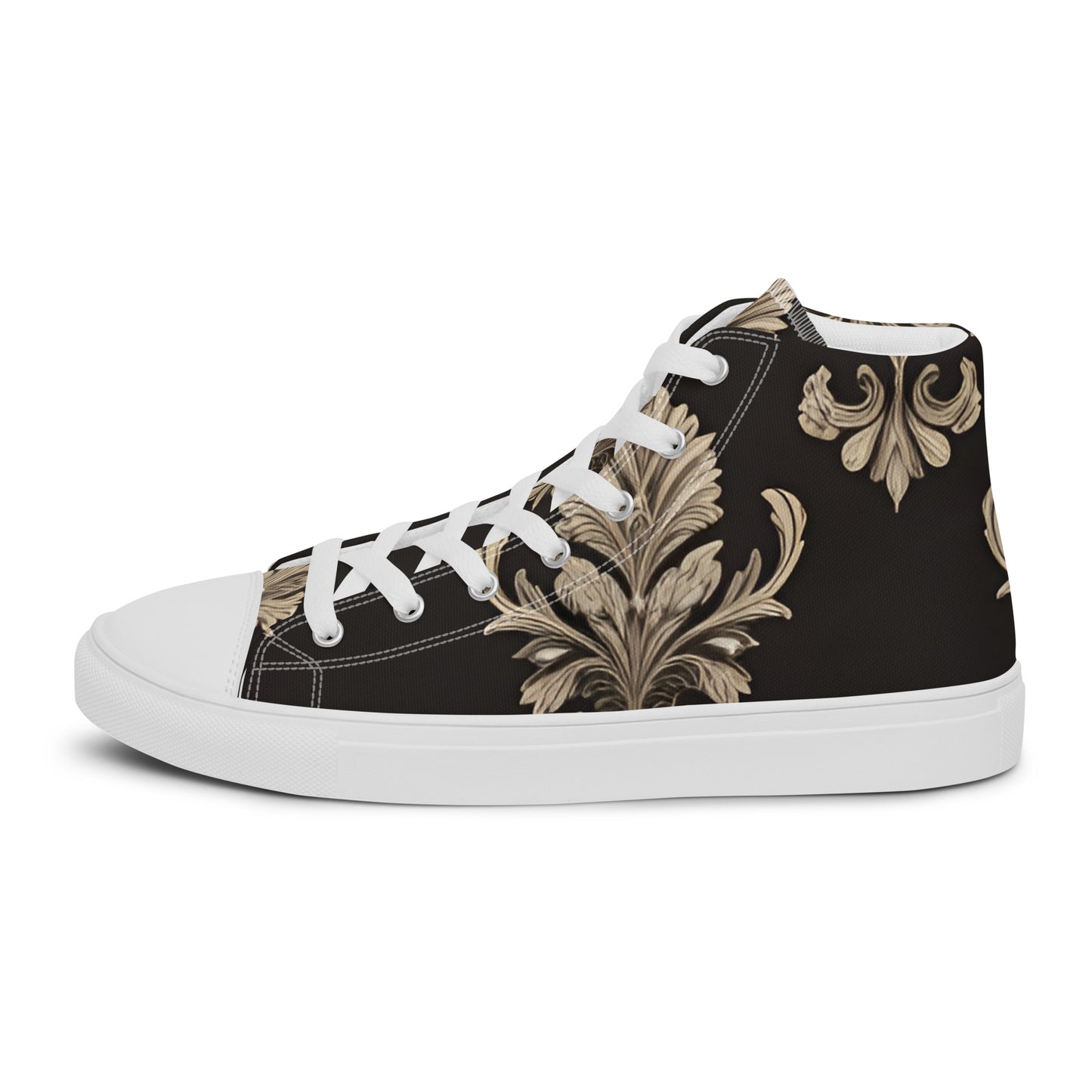 Men’s high top canvas shoes