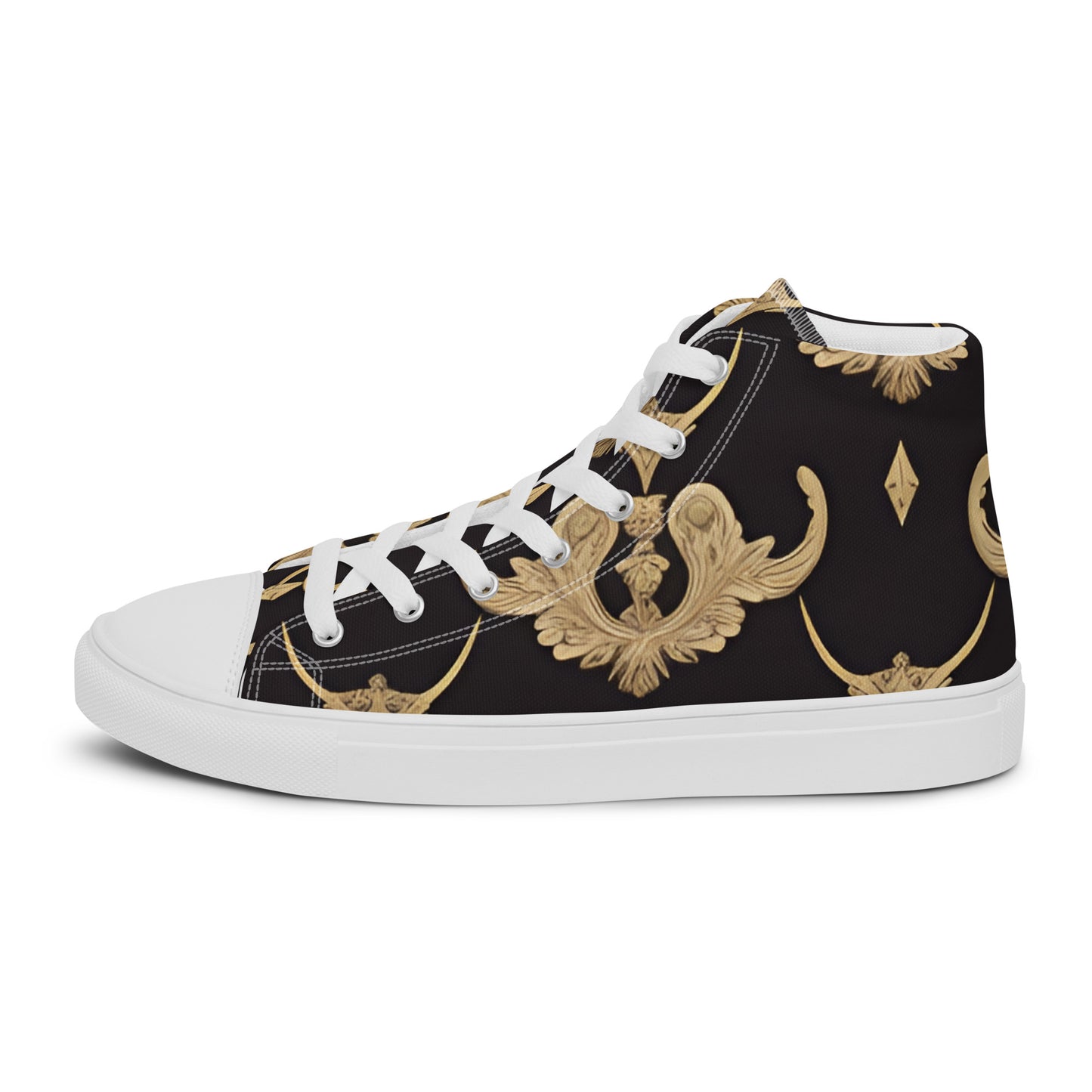 Men’s high top canvas shoes