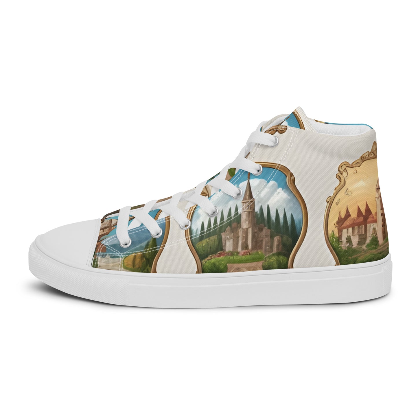 Men’s high top canvas shoes