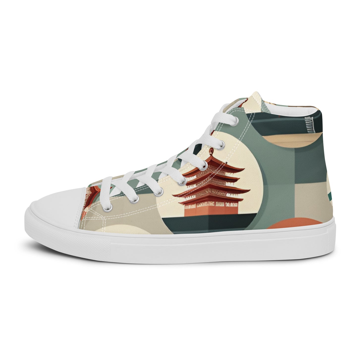 Men’s high top canvas shoes