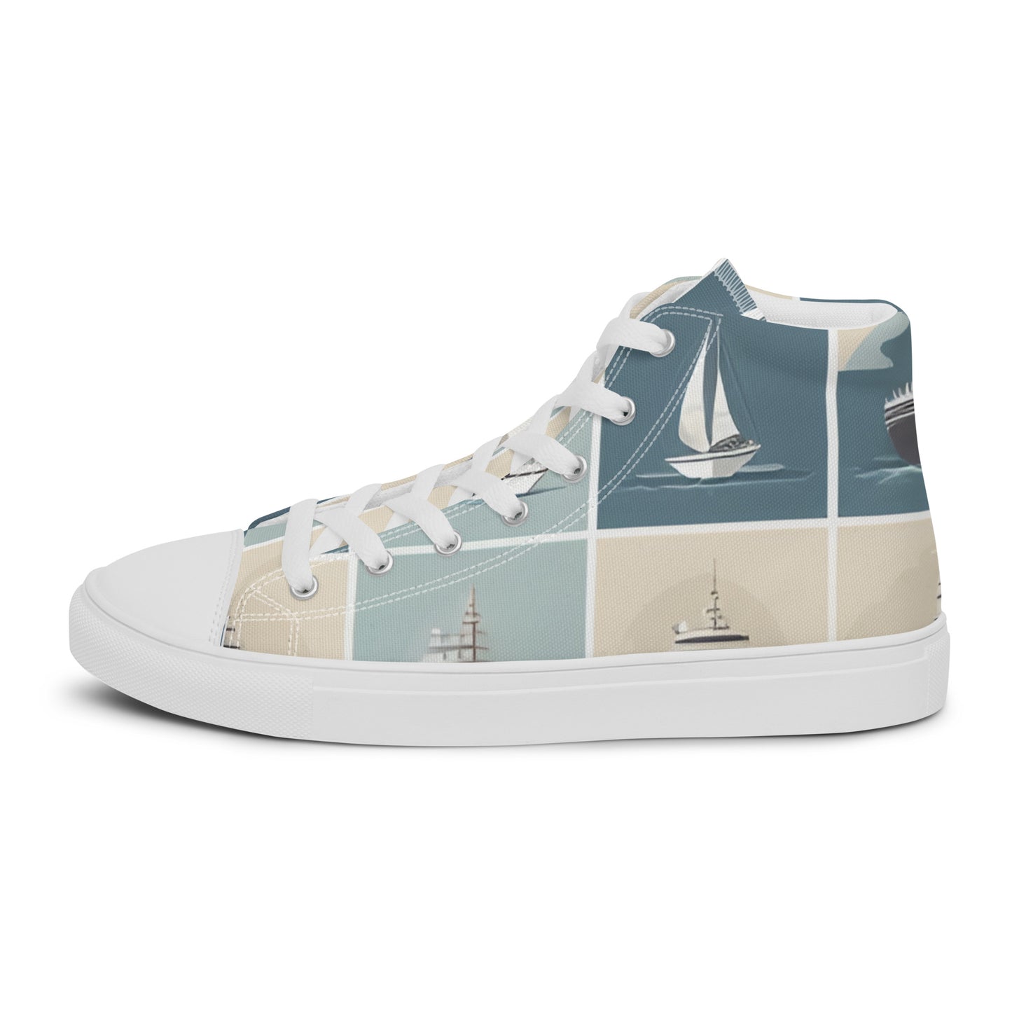 Men’s high top canvas shoes