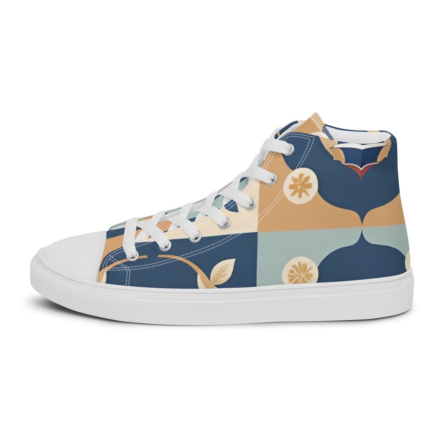 Men’s high top canvas shoes