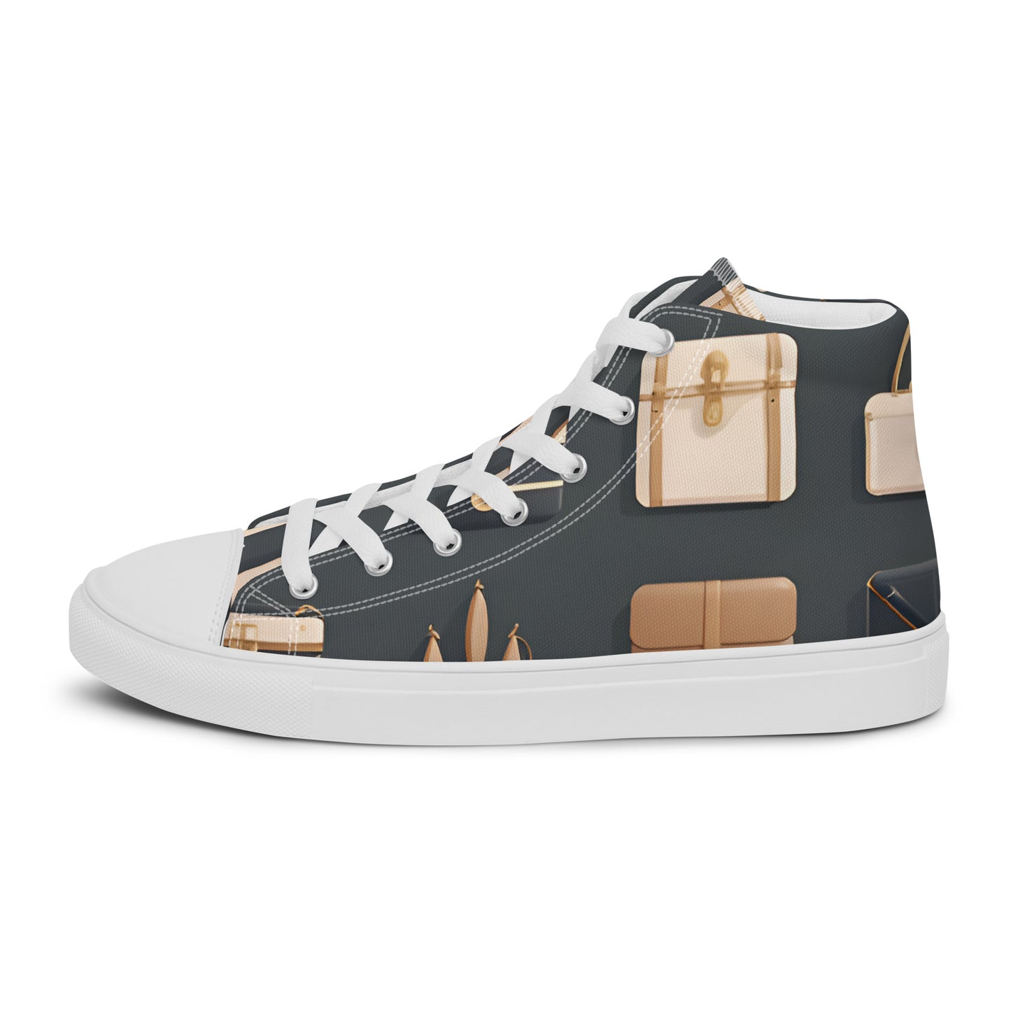 Men’s high top canvas shoes