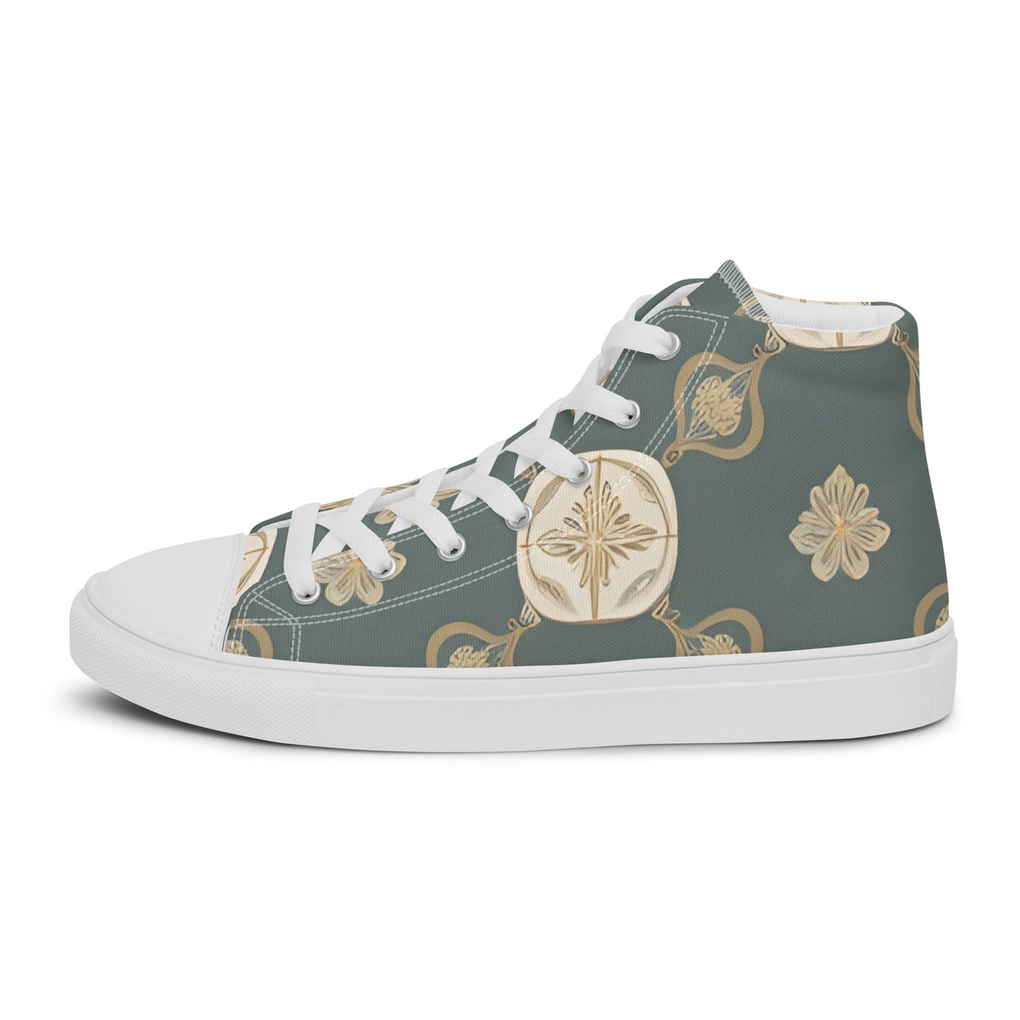 Men’s high top canvas shoes