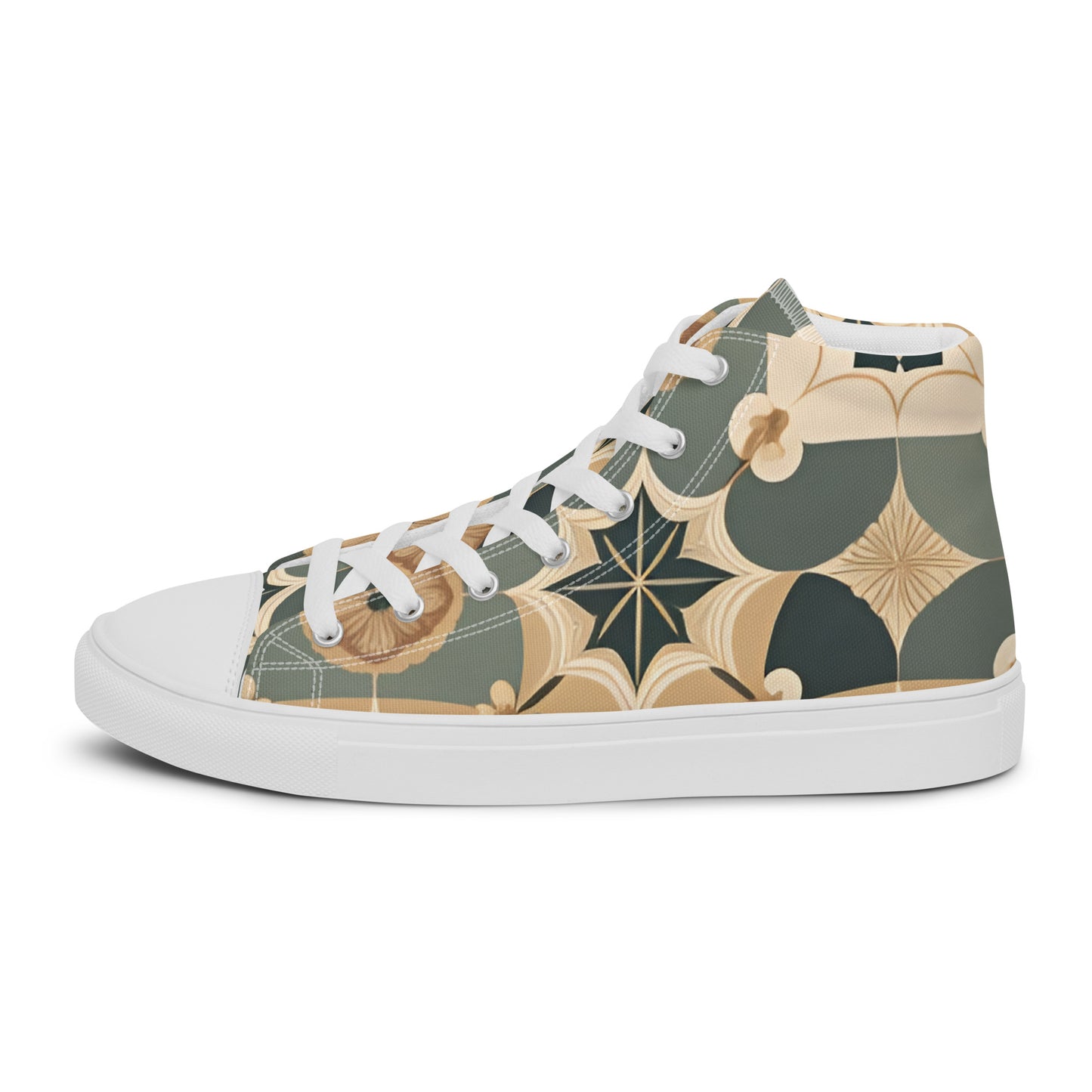 Men’s high top canvas shoes