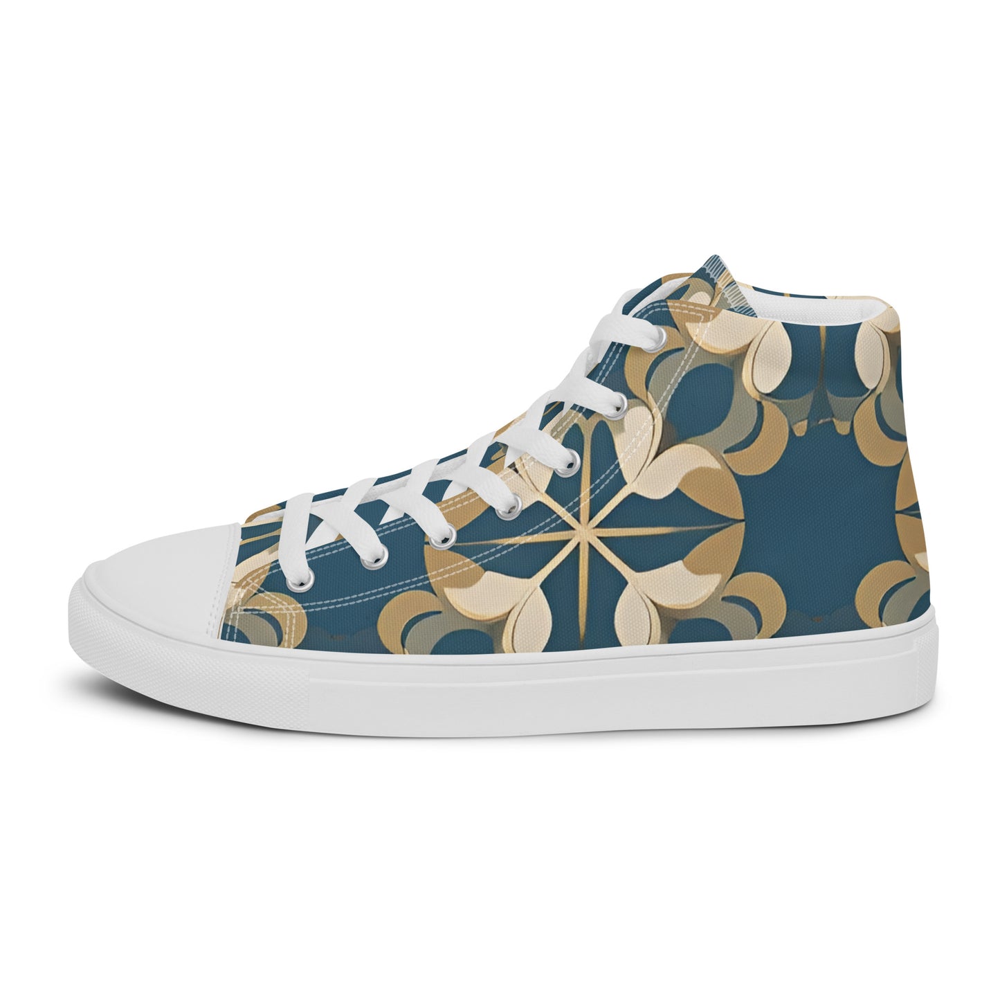 Men’s high top canvas shoes