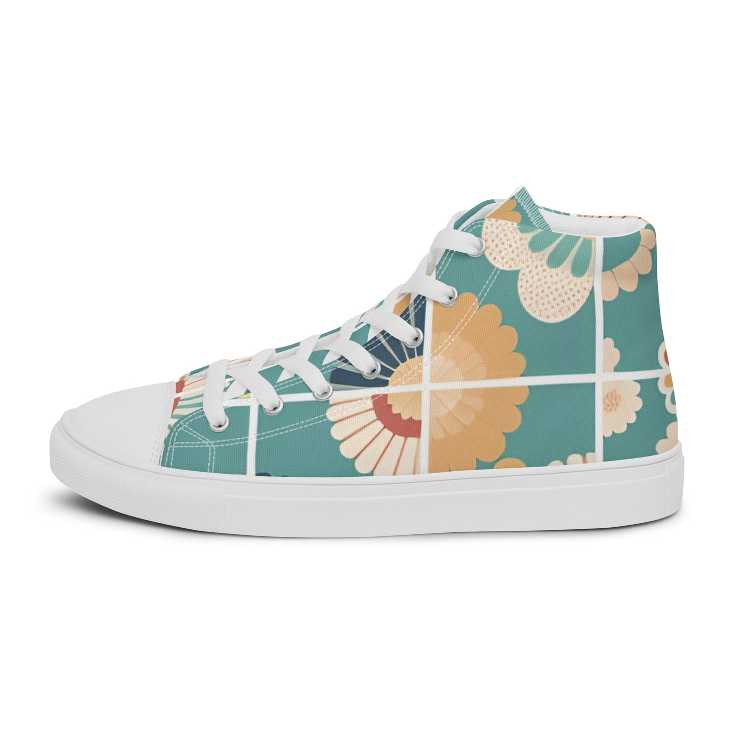 Men’s high top canvas shoes