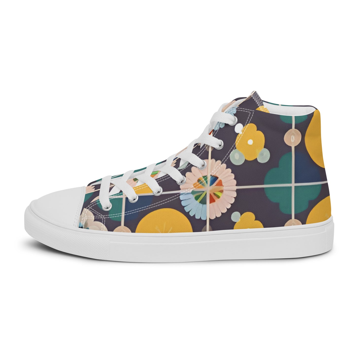 Men’s high top canvas shoes