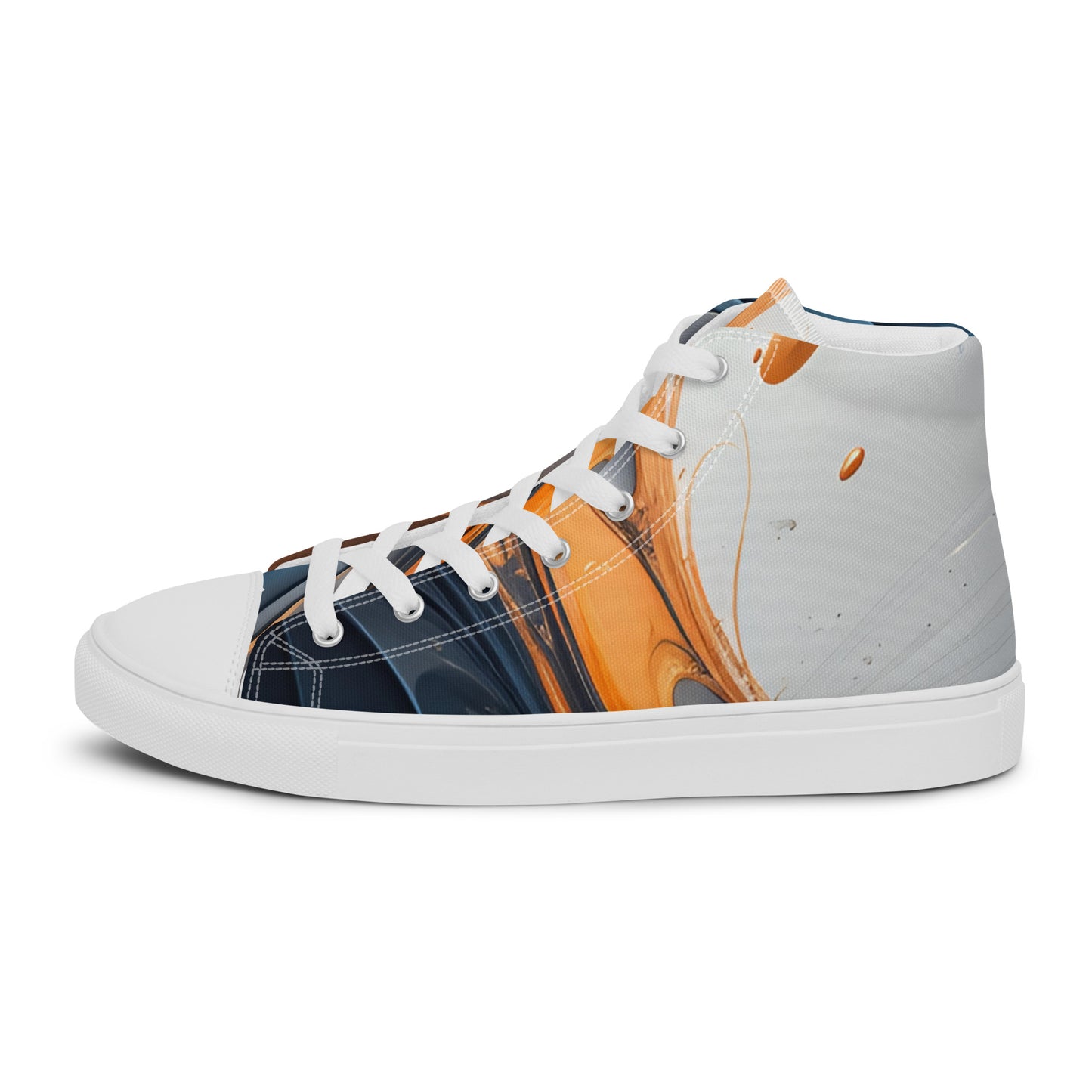 Men’s high top canvas shoes