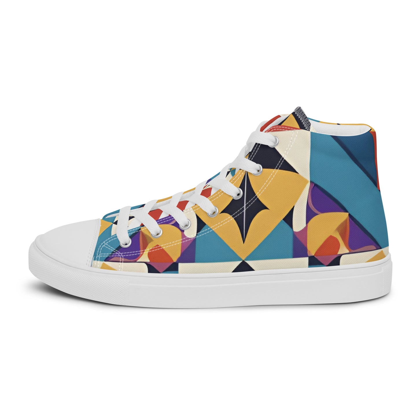 Men’s high top canvas shoes