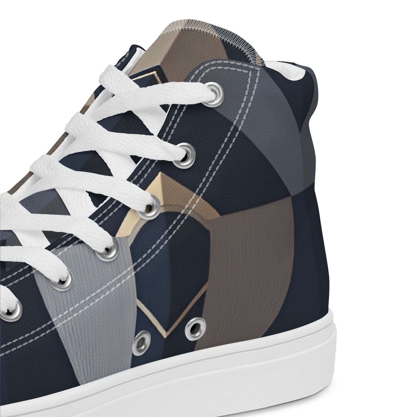 Men’s high top canvas shoes