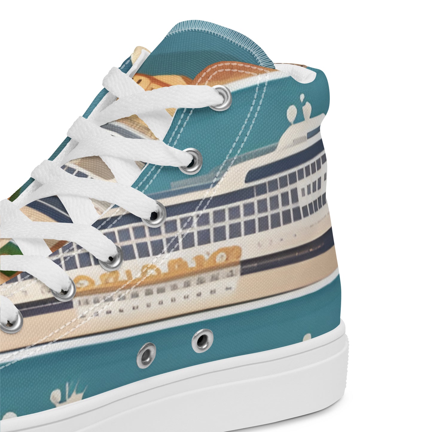 Men’s high top canvas shoes