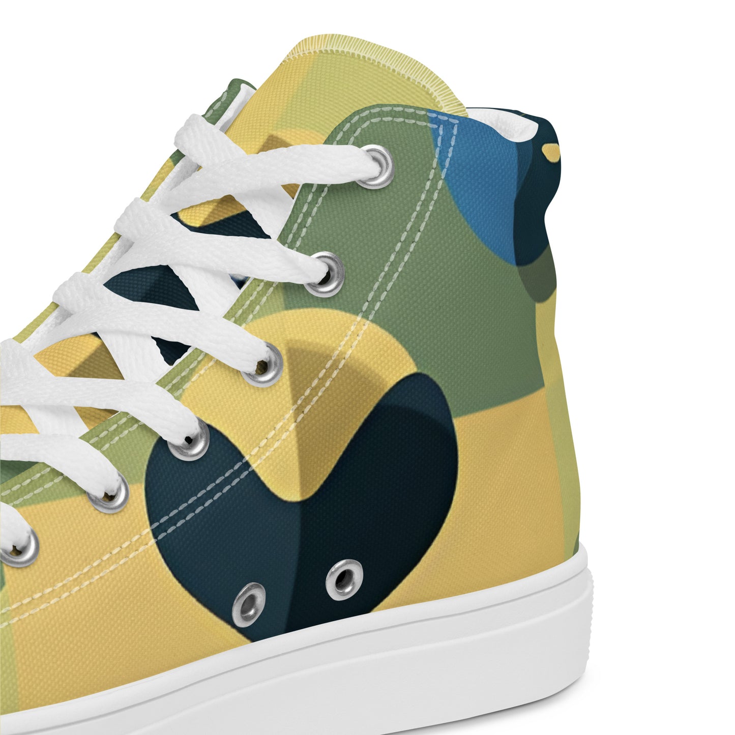Men’s high top canvas shoes