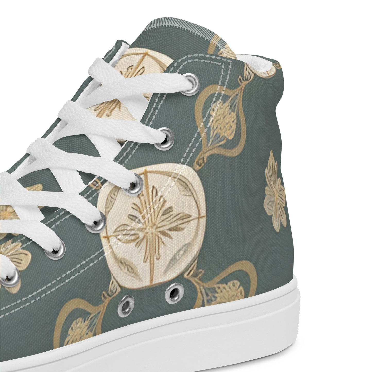 Men’s high top canvas shoes