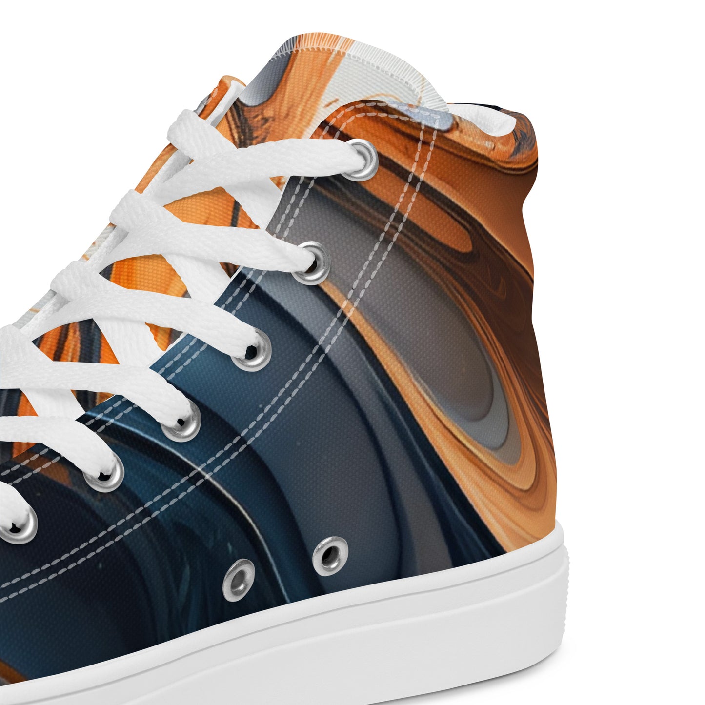 Men’s high top canvas shoes