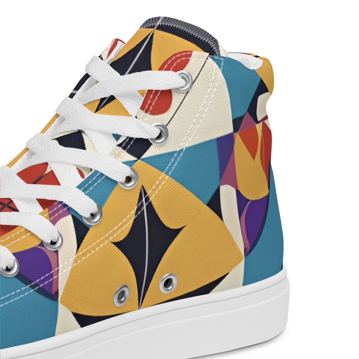 Men’s high top canvas shoes