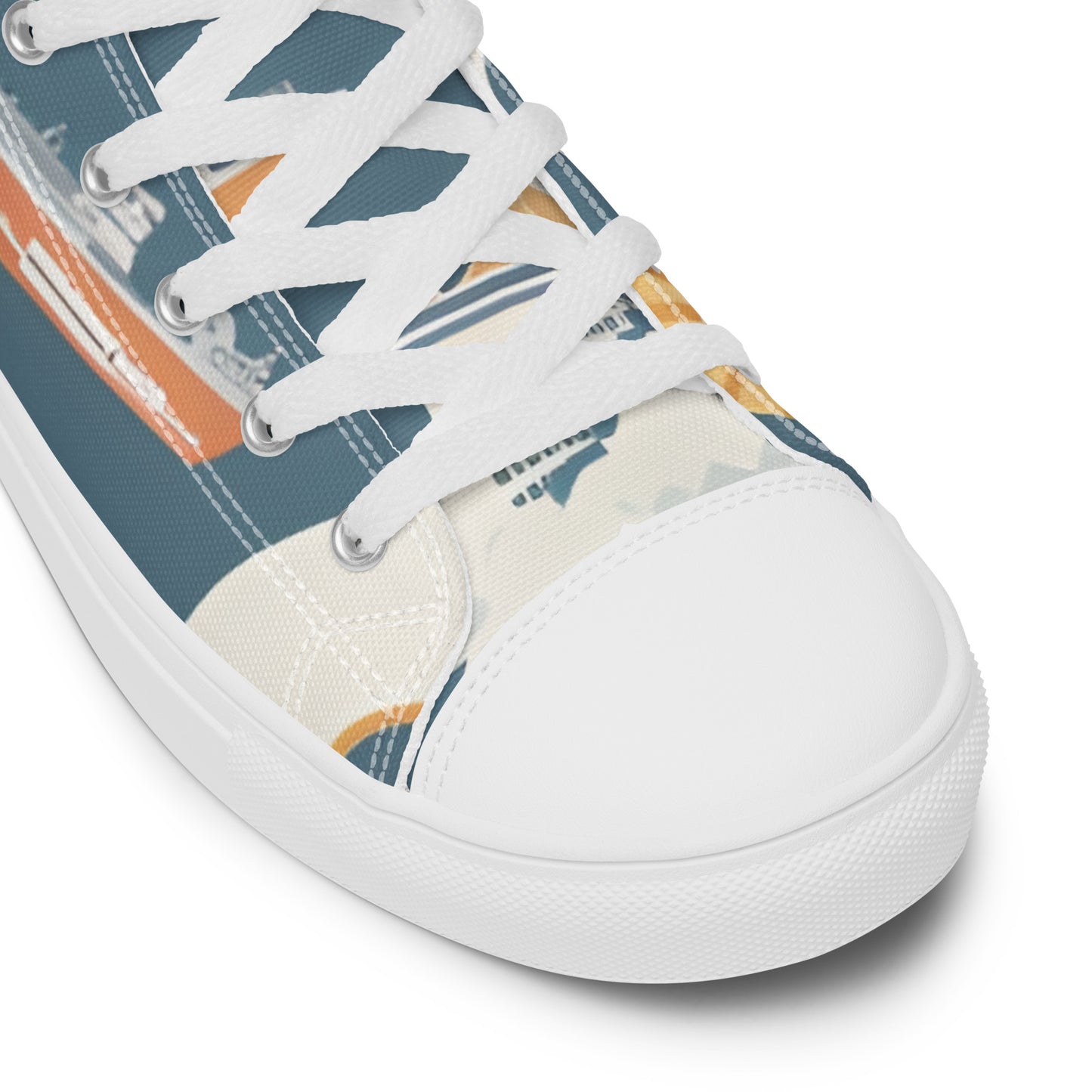 Men’s high top canvas shoes