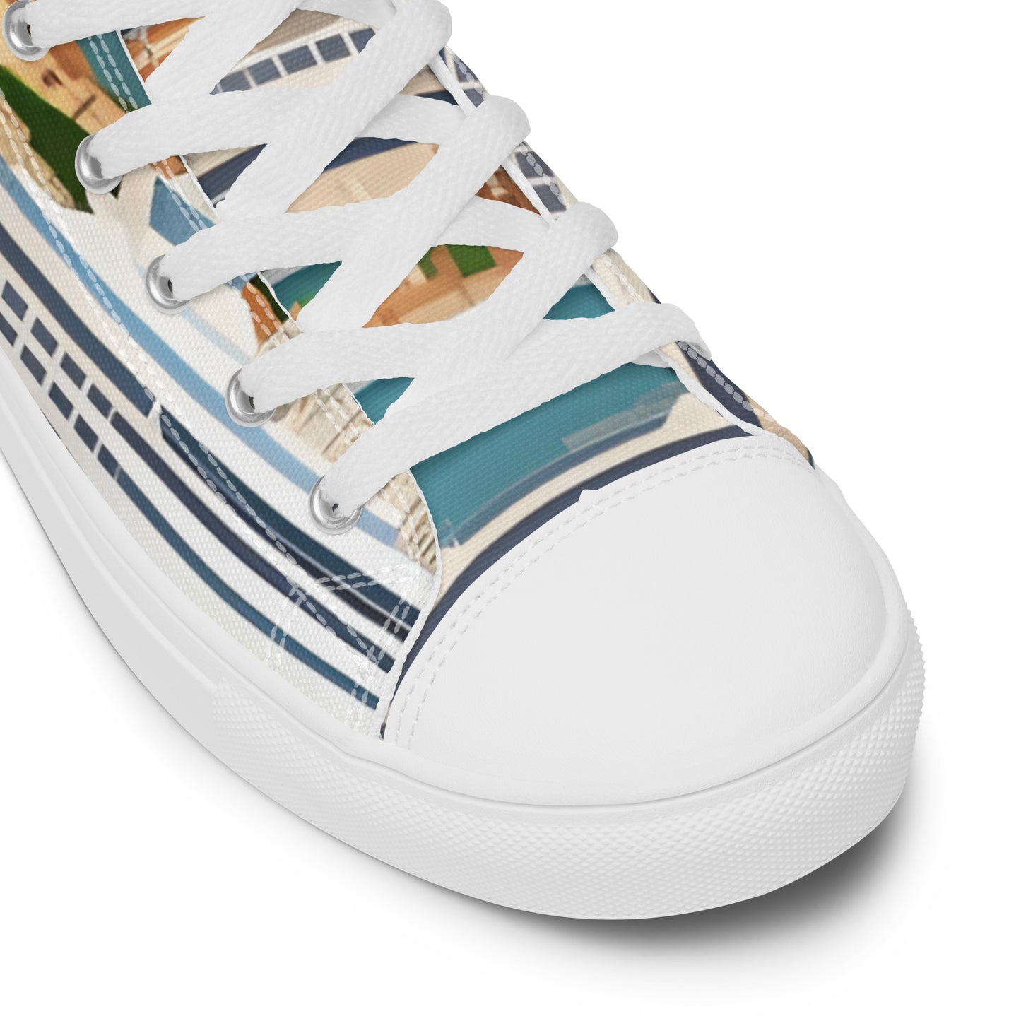 Men’s high top canvas shoes