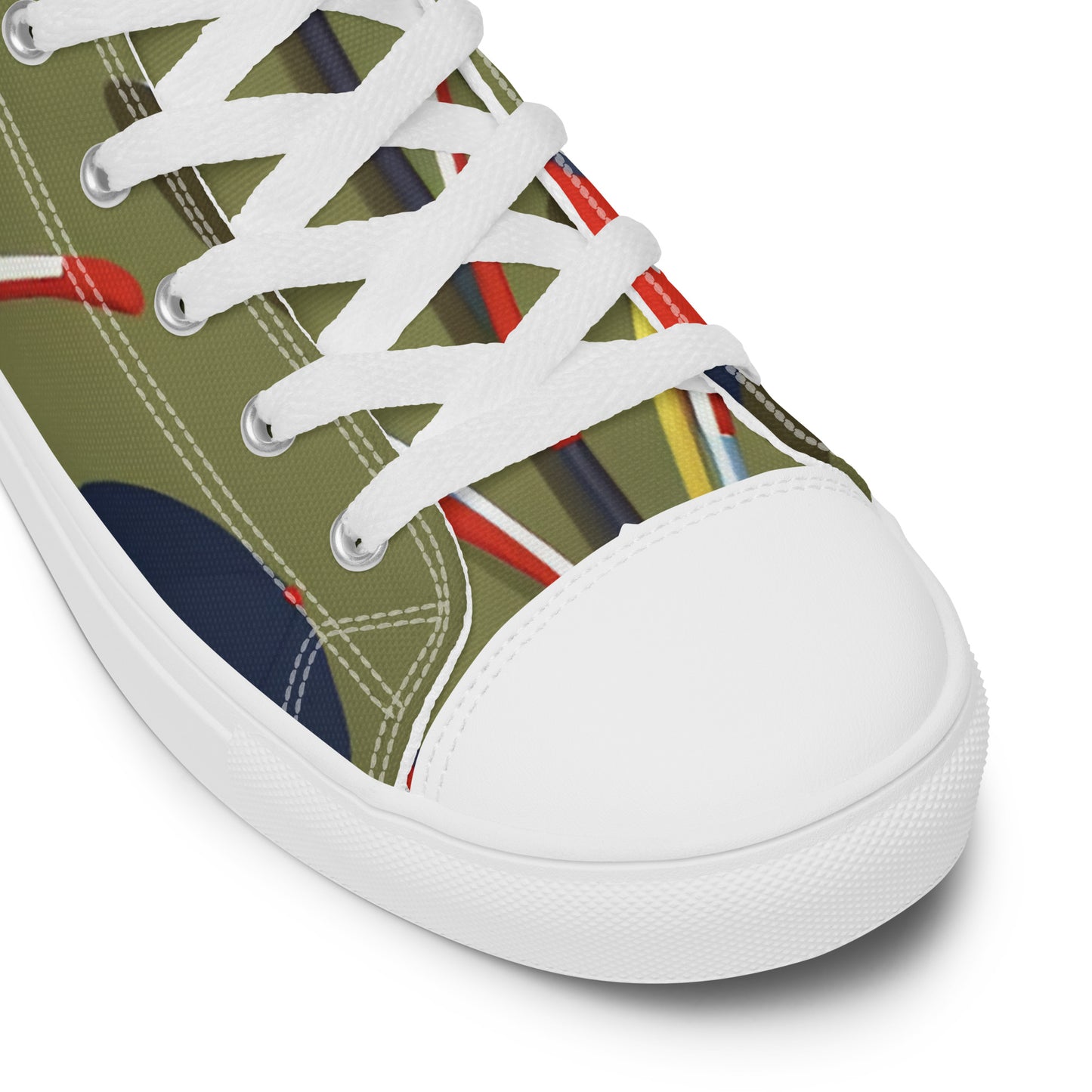 Men’s high top canvas shoes