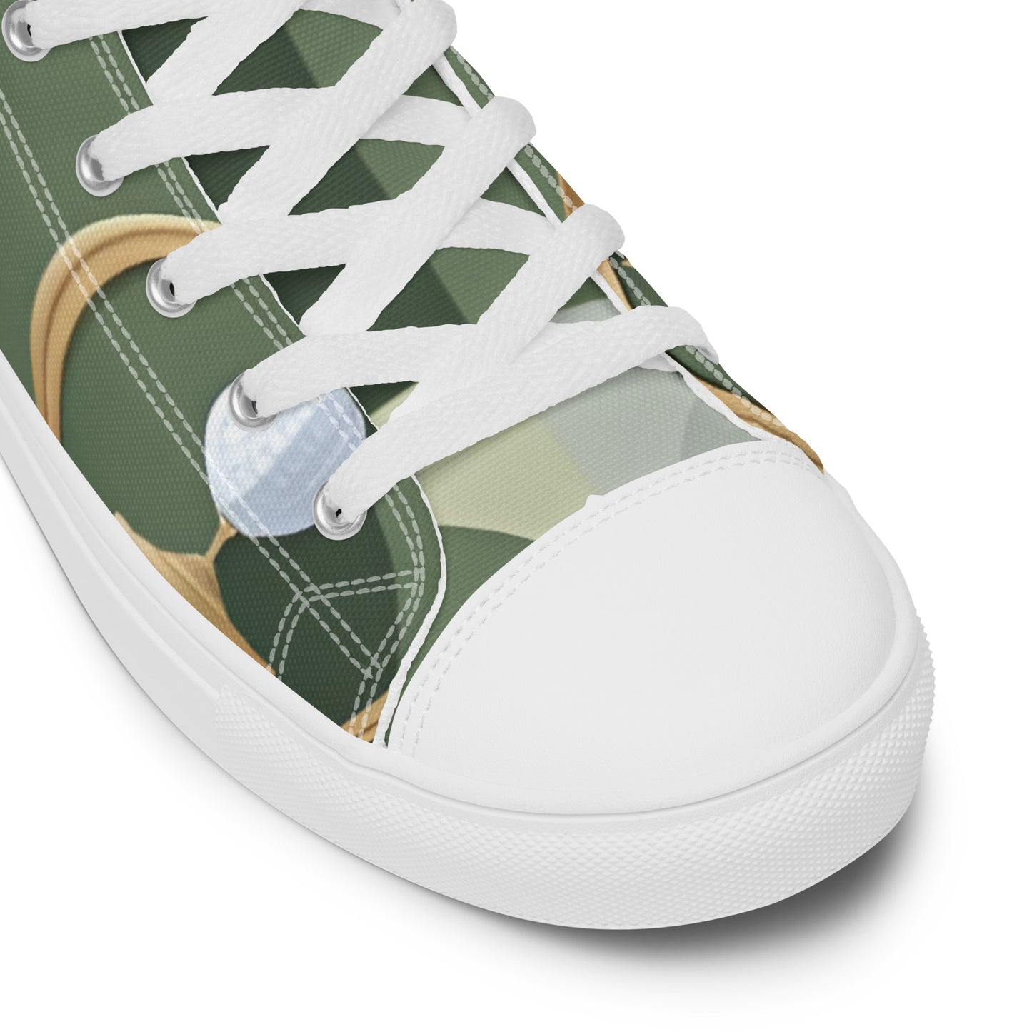 Men’s high top canvas shoes