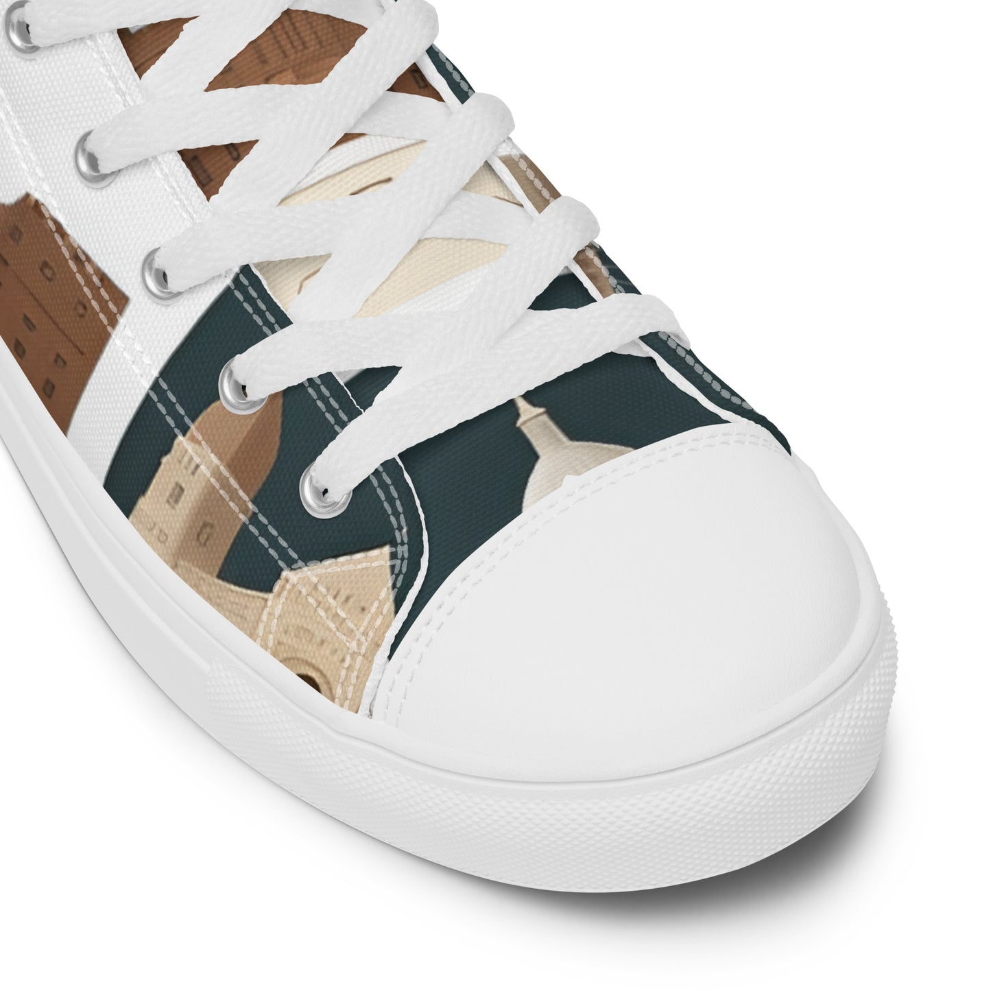 Men’s high top canvas shoes