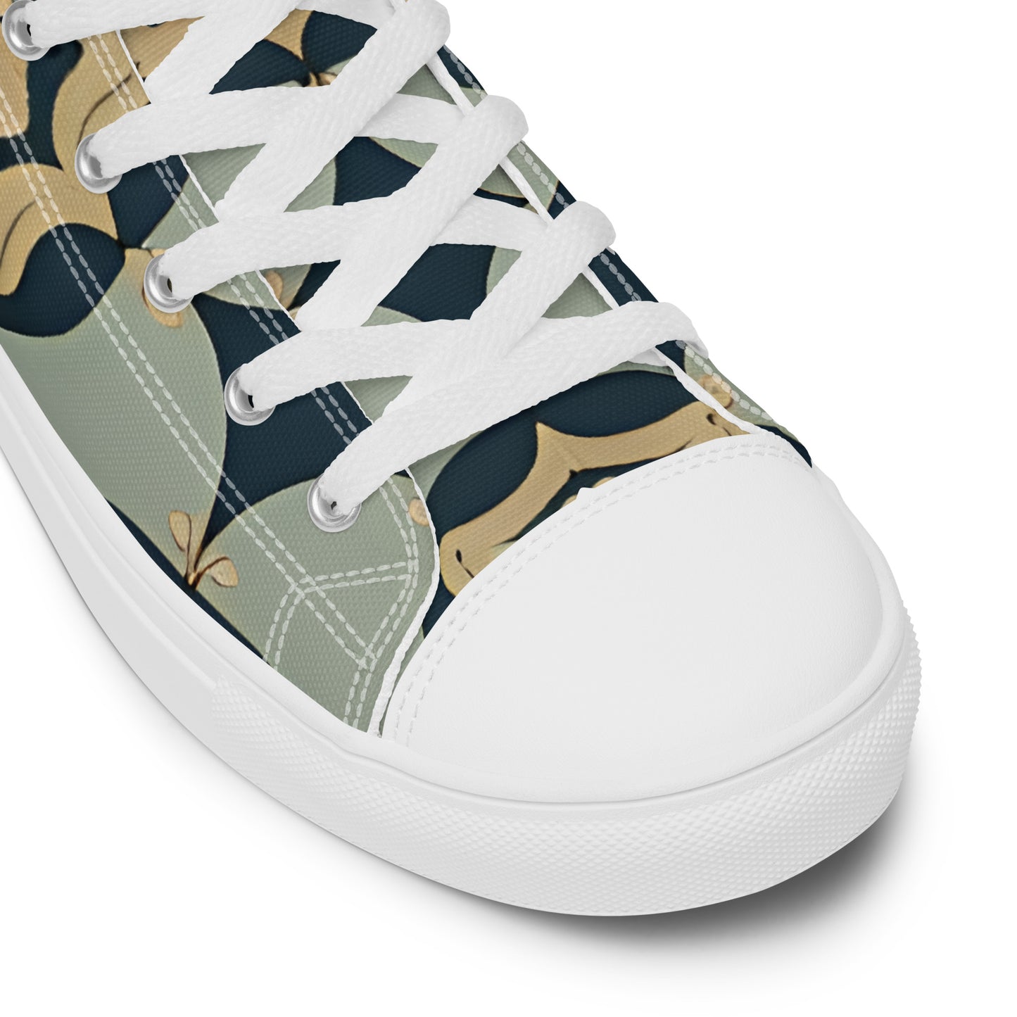 Men’s high top canvas shoes