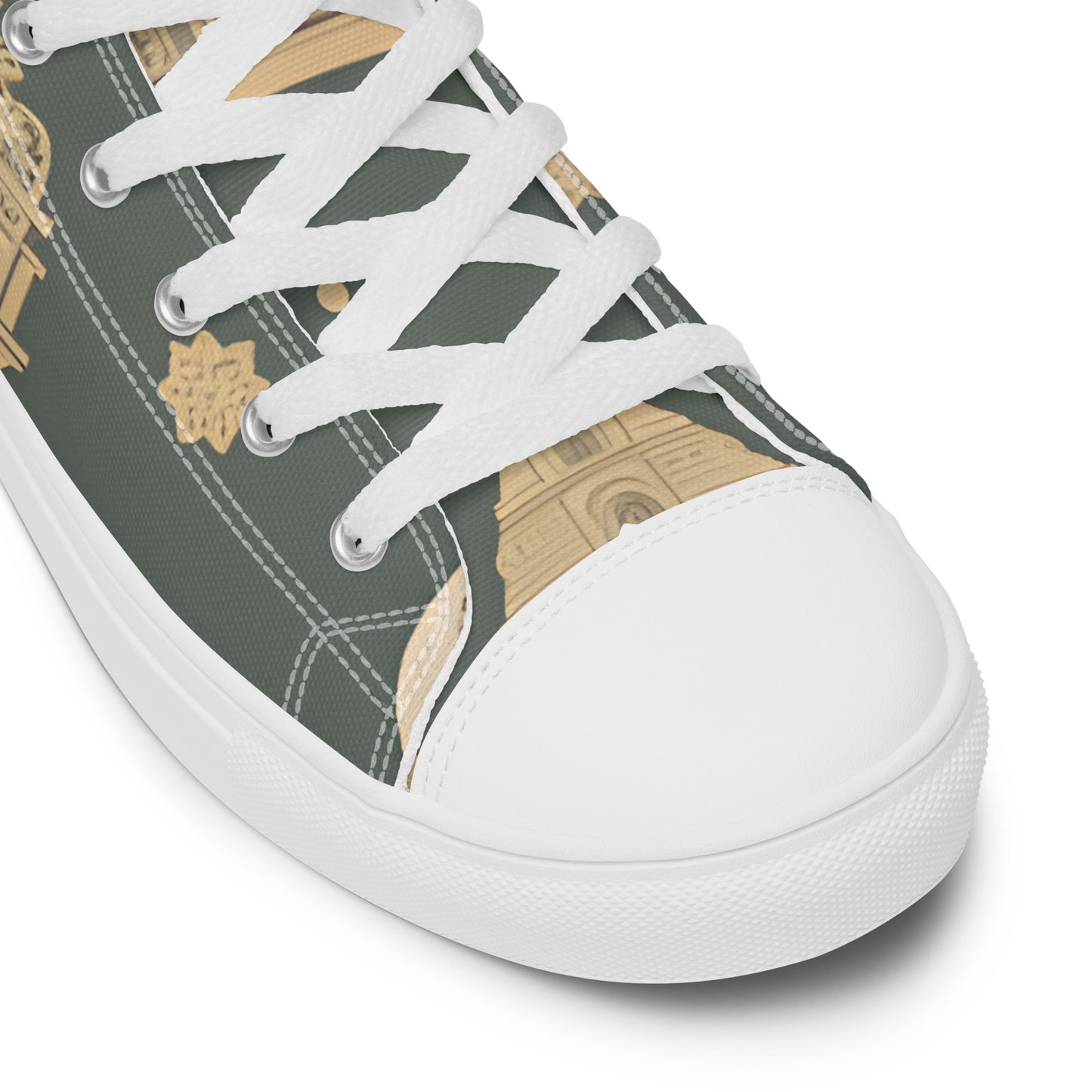 Men’s high top canvas shoes