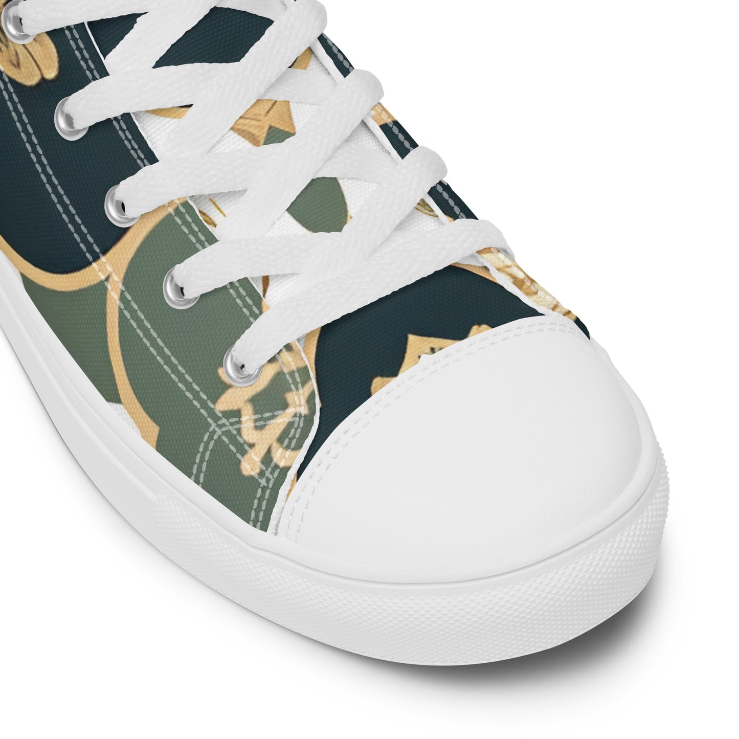 Men’s high top canvas shoes