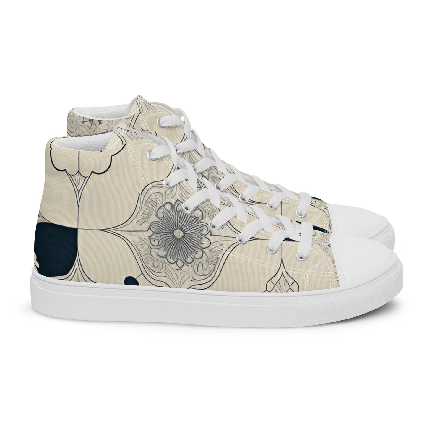 Men’s high top canvas shoes