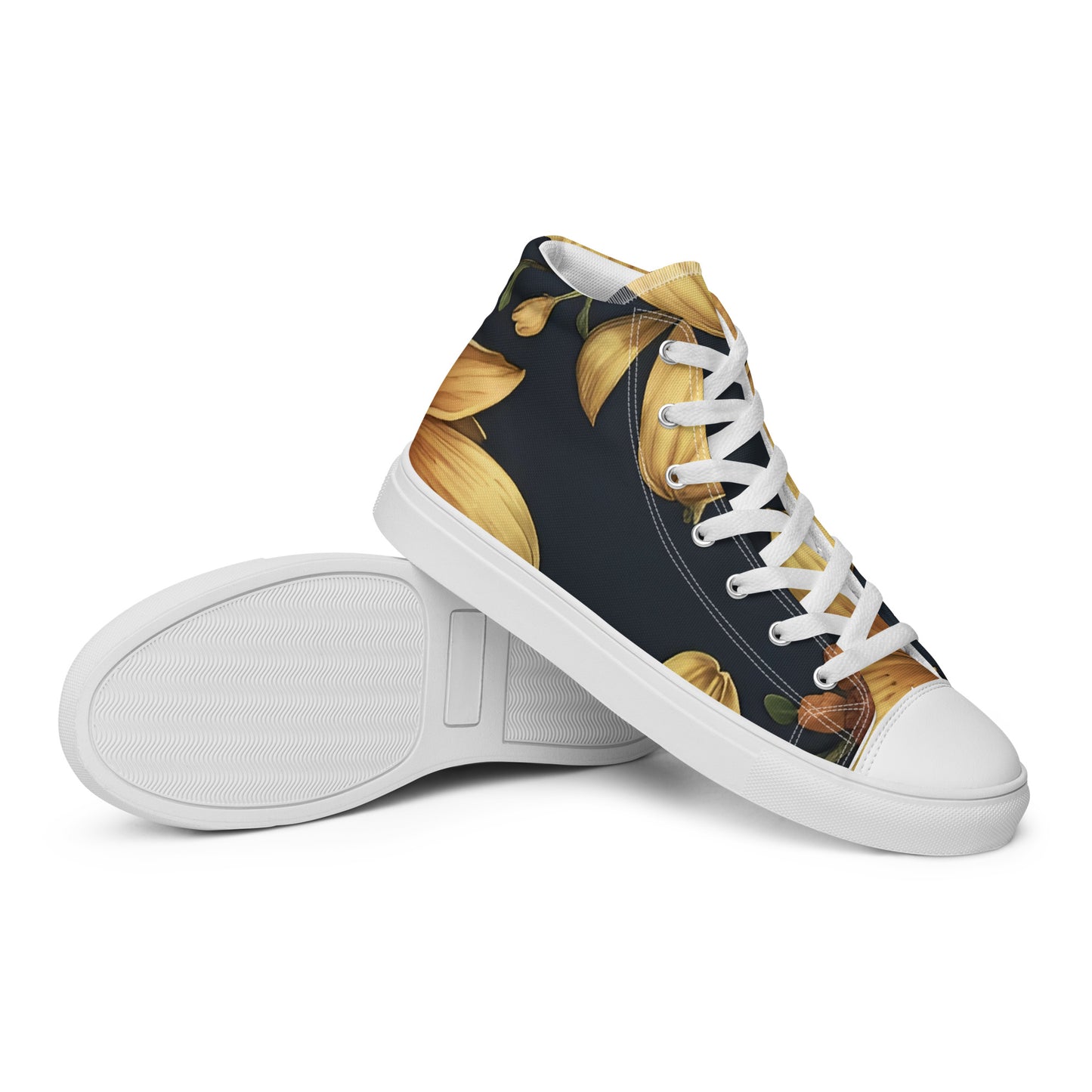 Men’s high top canvas shoes