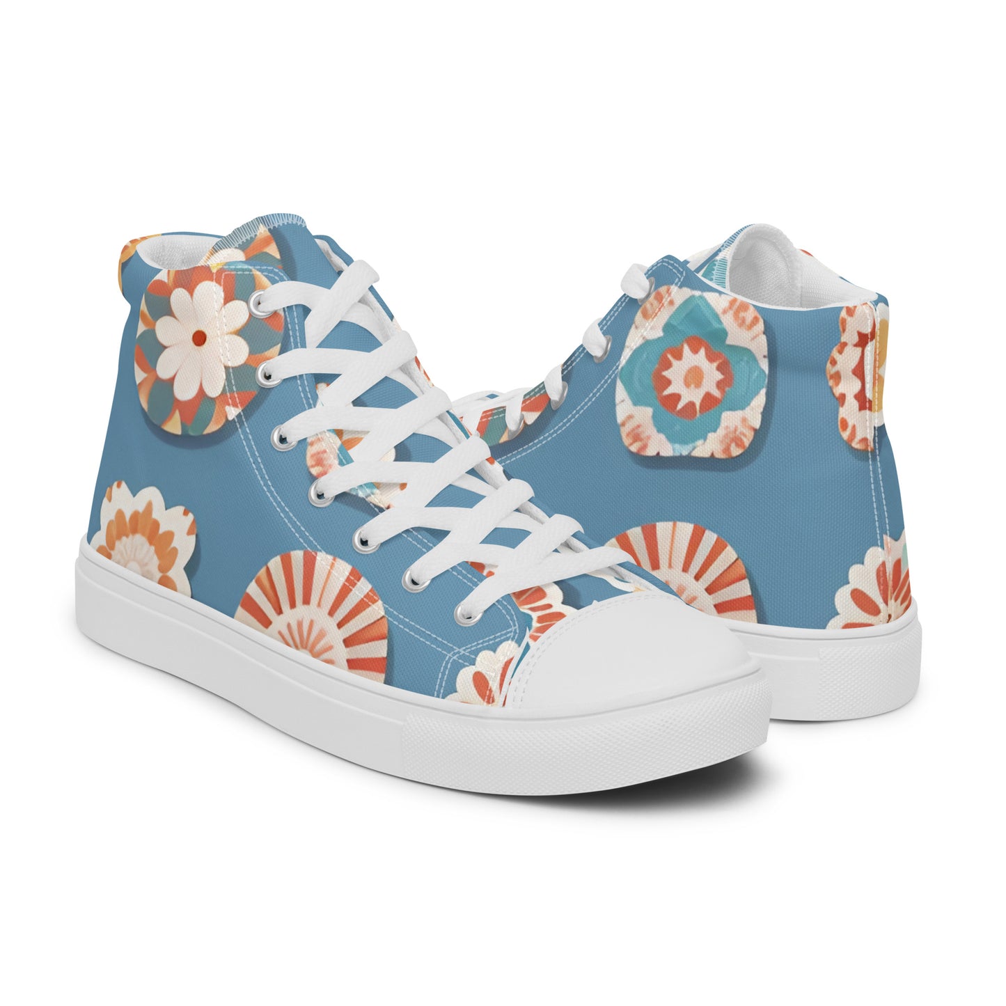 Men’s high top canvas shoes