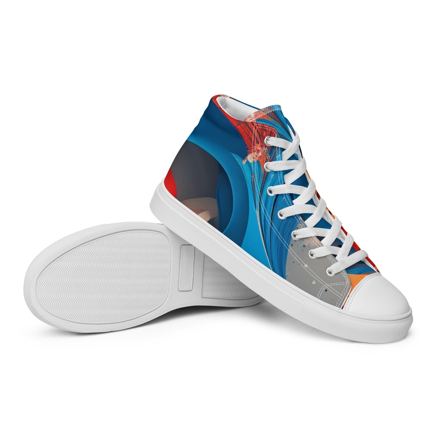 Men’s high top canvas shoes