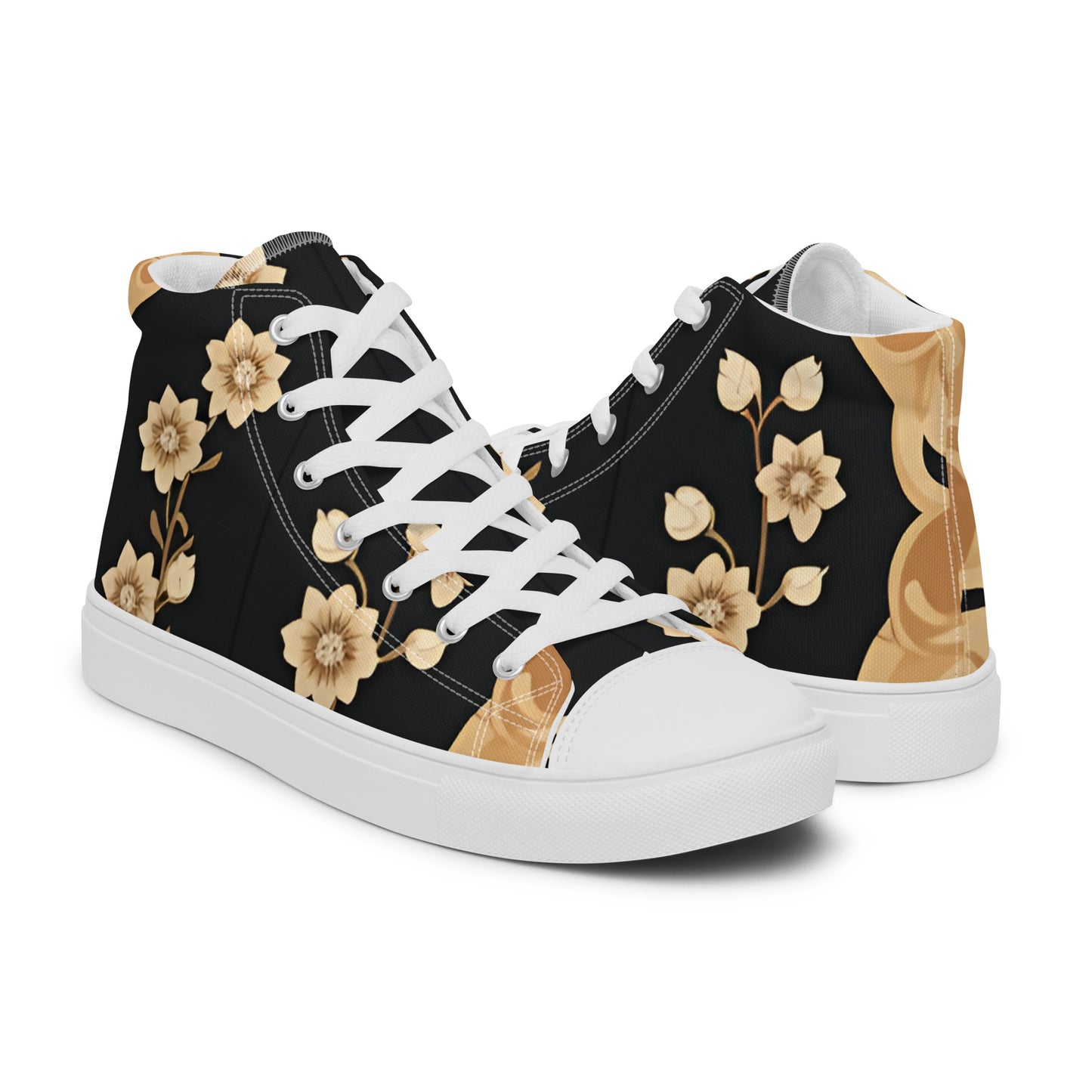 Men’s high top canvas shoes