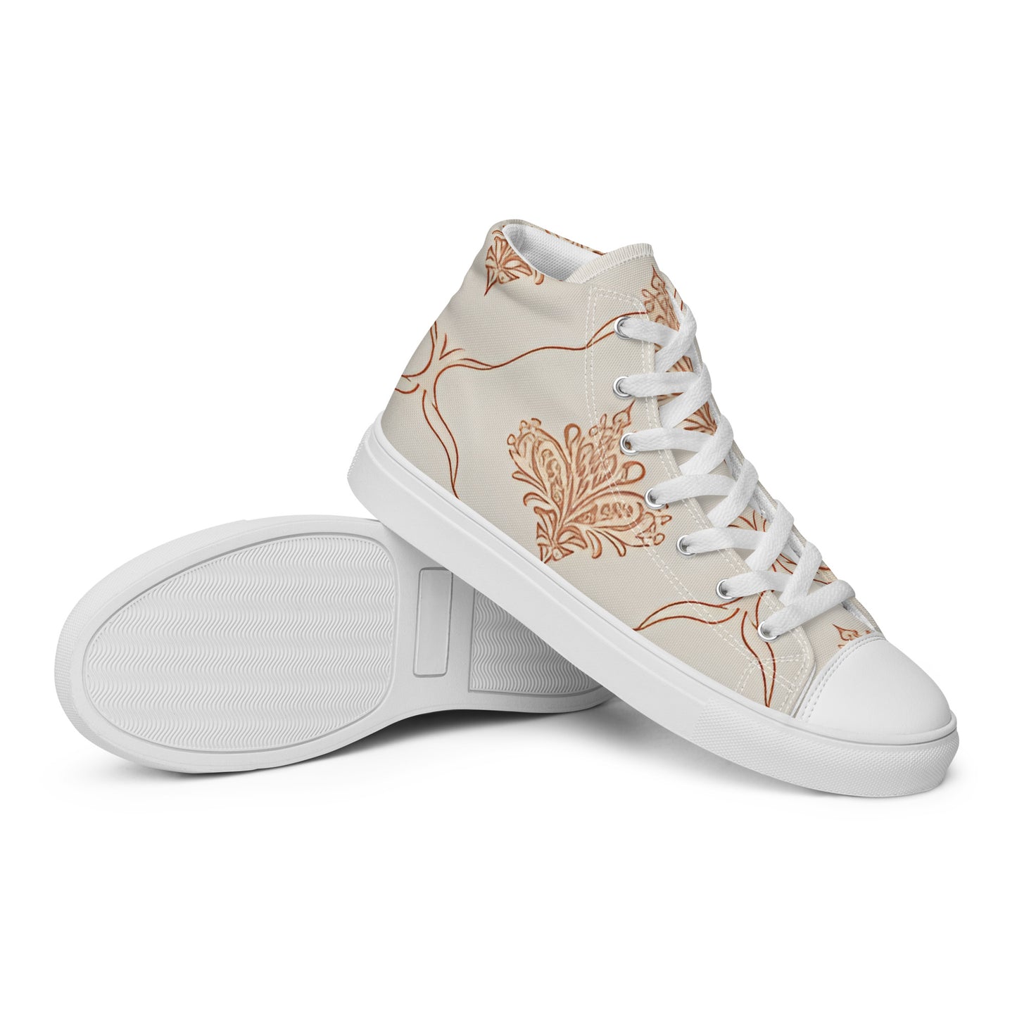 Men’s high top canvas shoes