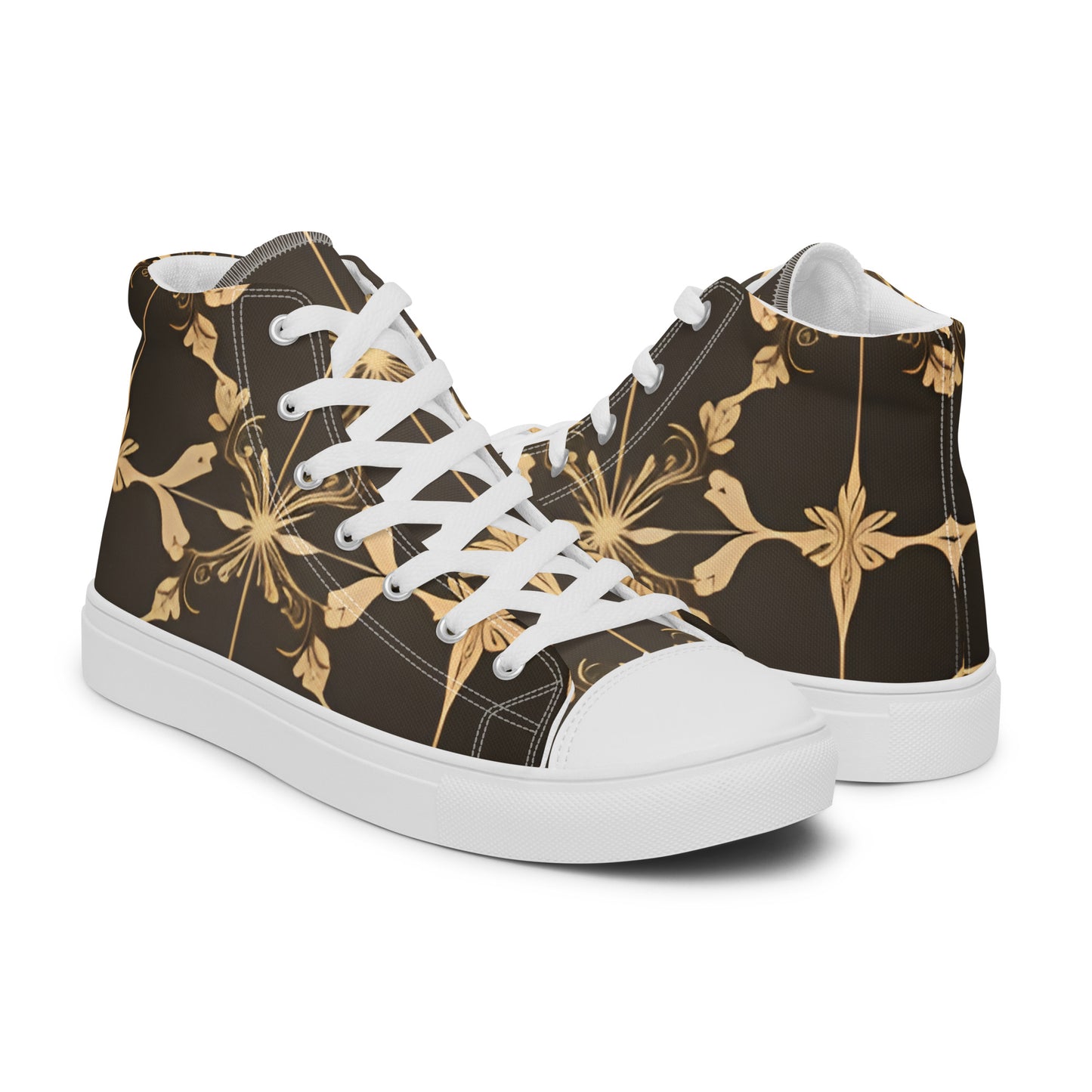 Men’s high top canvas shoes