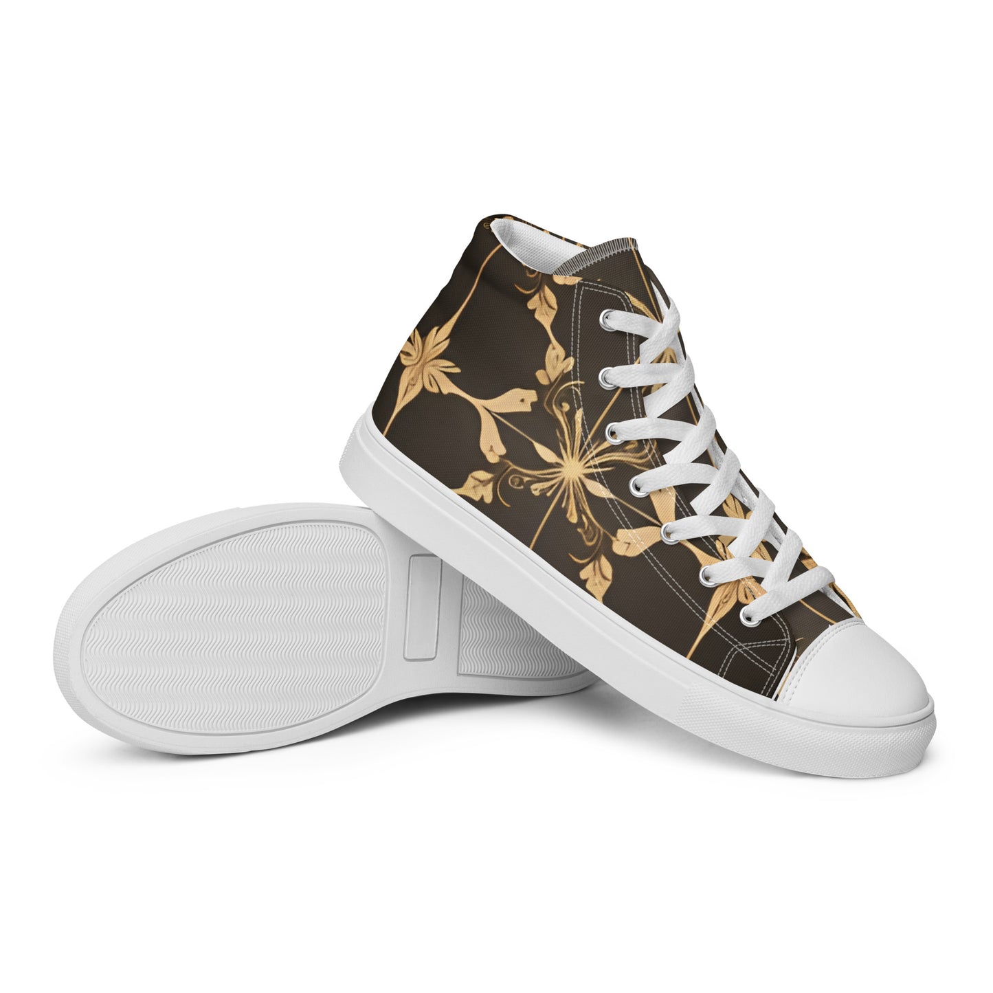 Men’s high top canvas shoes