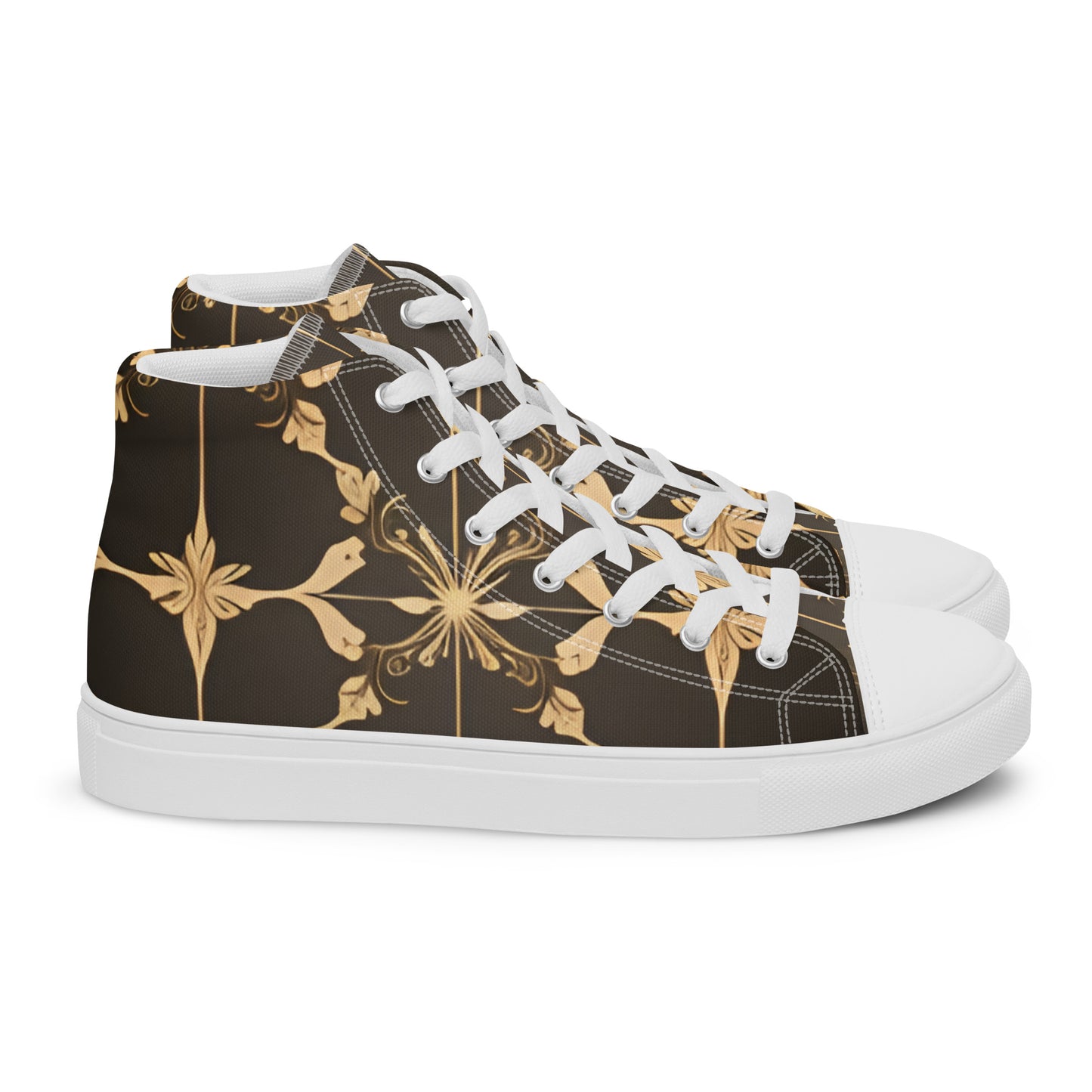 Men’s high top canvas shoes