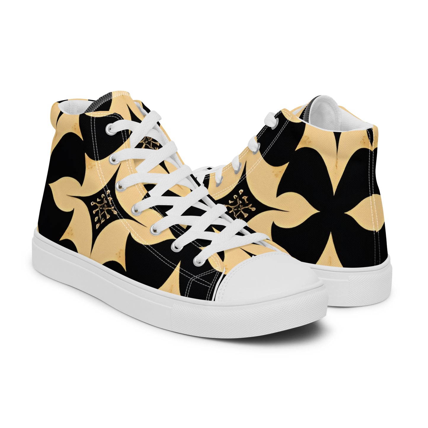 Men’s high top canvas shoes