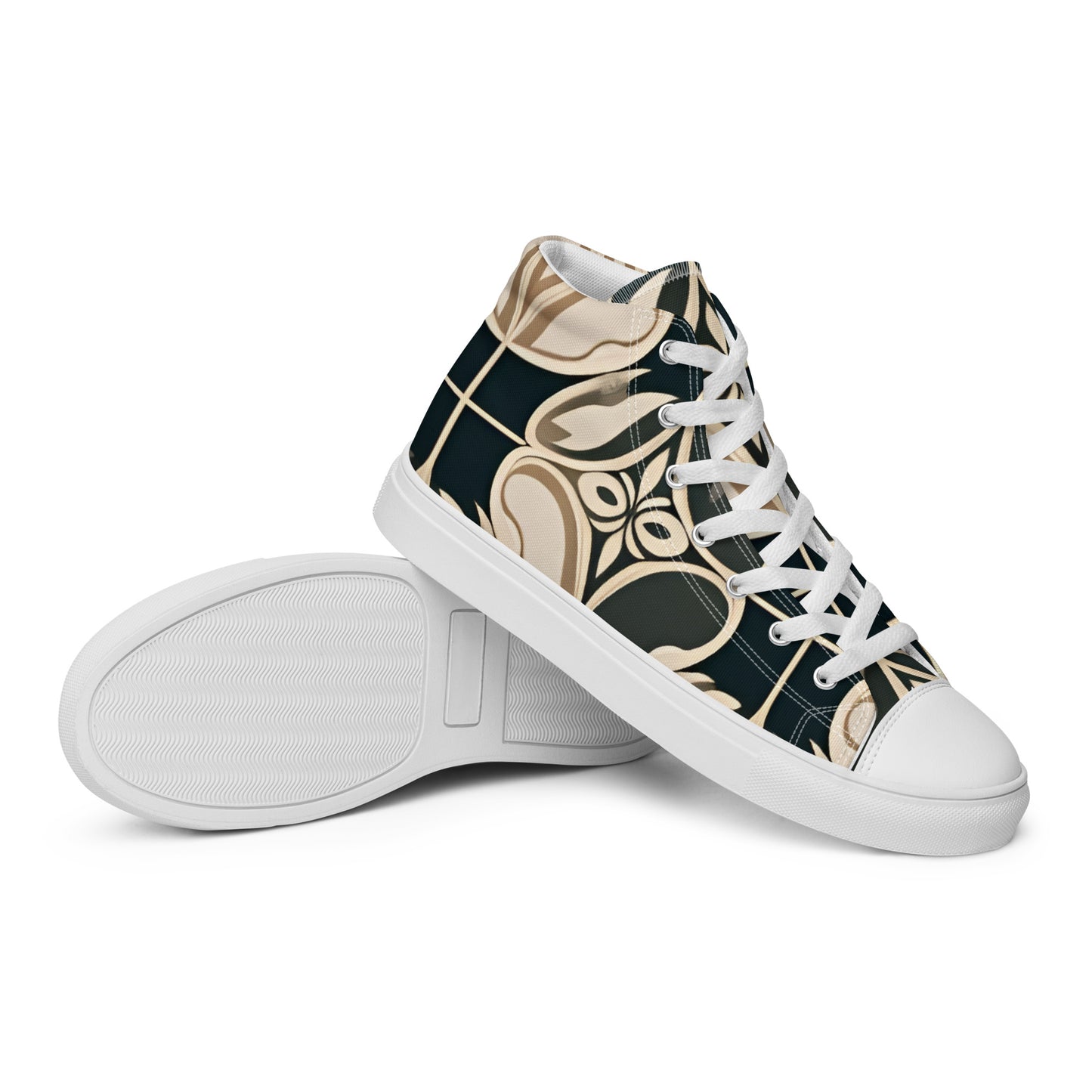 Men’s high top canvas shoes