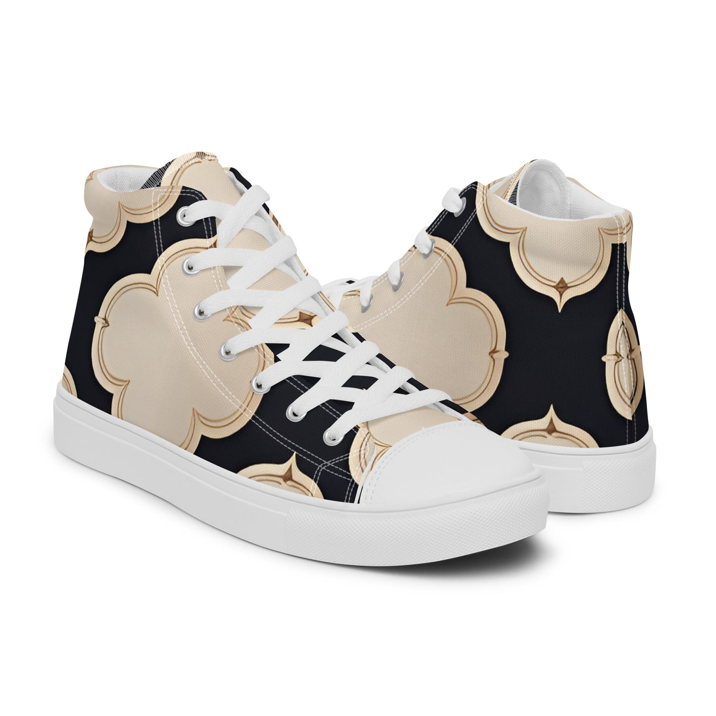 Men’s high top canvas shoes