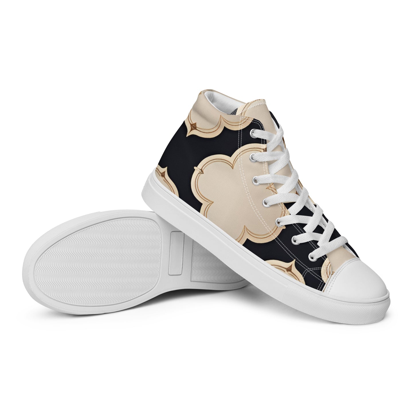 Men’s high top canvas shoes