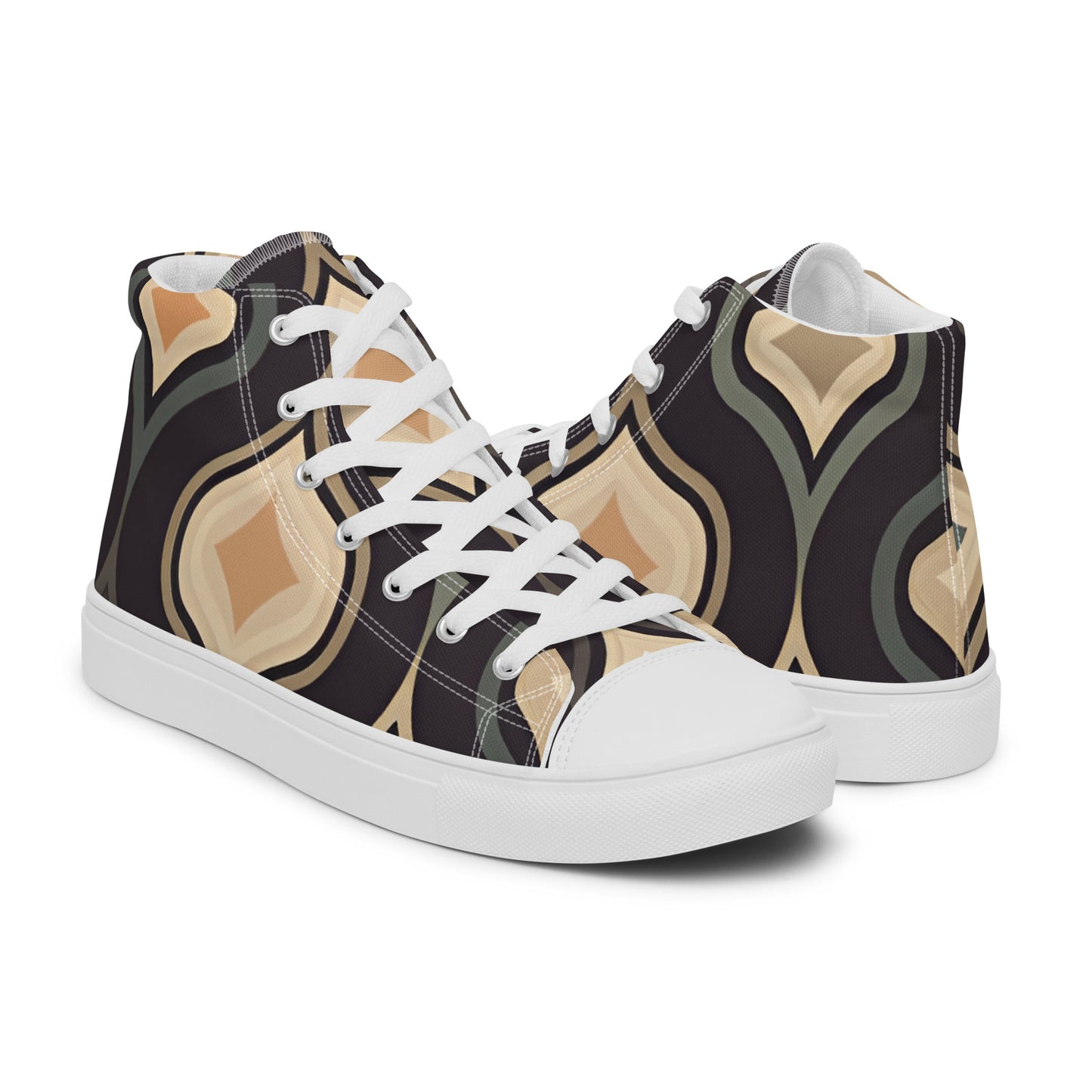 Men’s high top canvas shoes