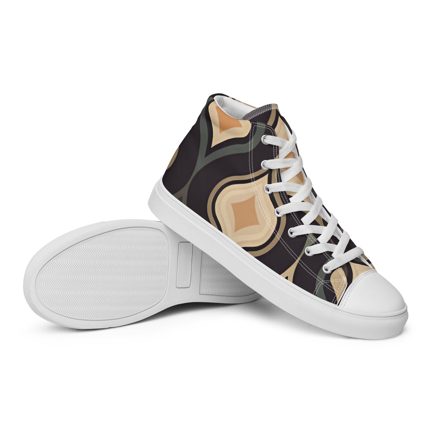 Men’s high top canvas shoes