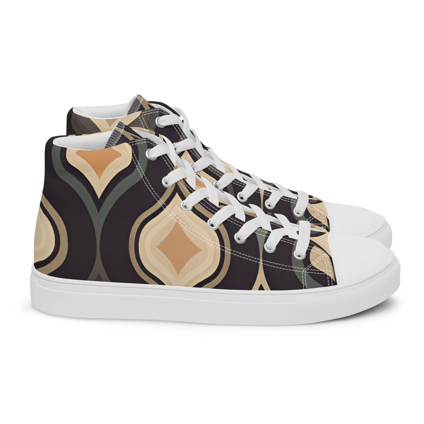 Men’s high top canvas shoes