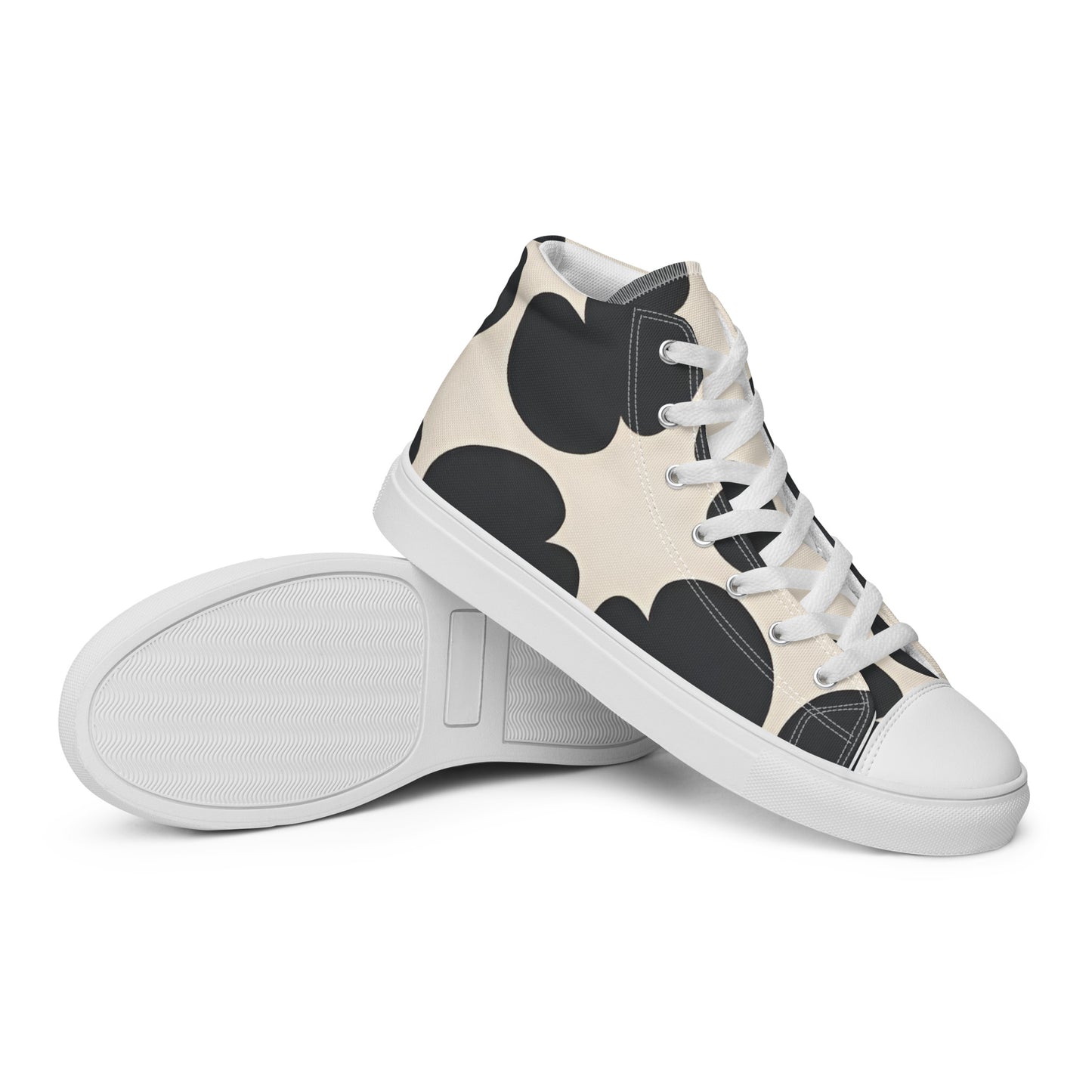 Men’s high top canvas shoes